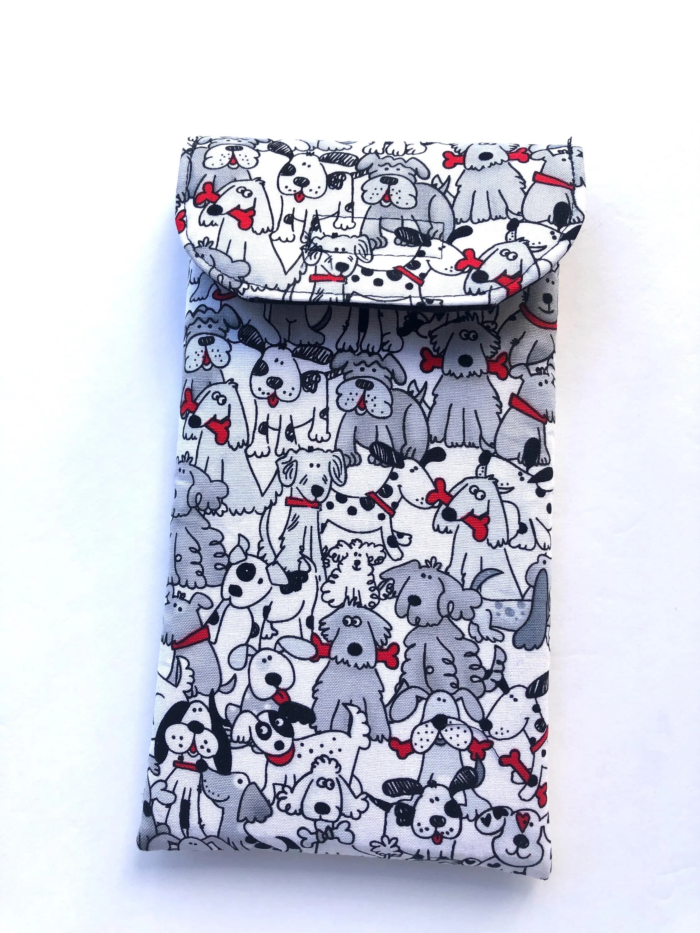 Cell Phone Pouch: for any iPhone, samsung galaxy or other cell phone devices- choose fabric