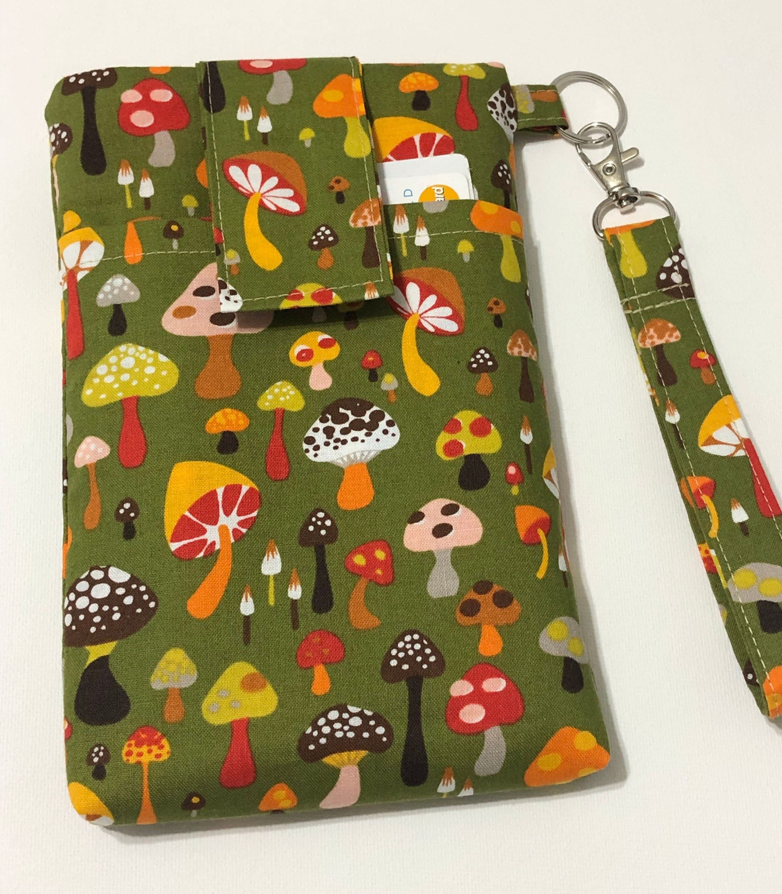 WRISTLET cell phone bag sleeve wallet purse for any iPhone/Samsung Galaxy phone holder wallet pouch -Wild Schroom