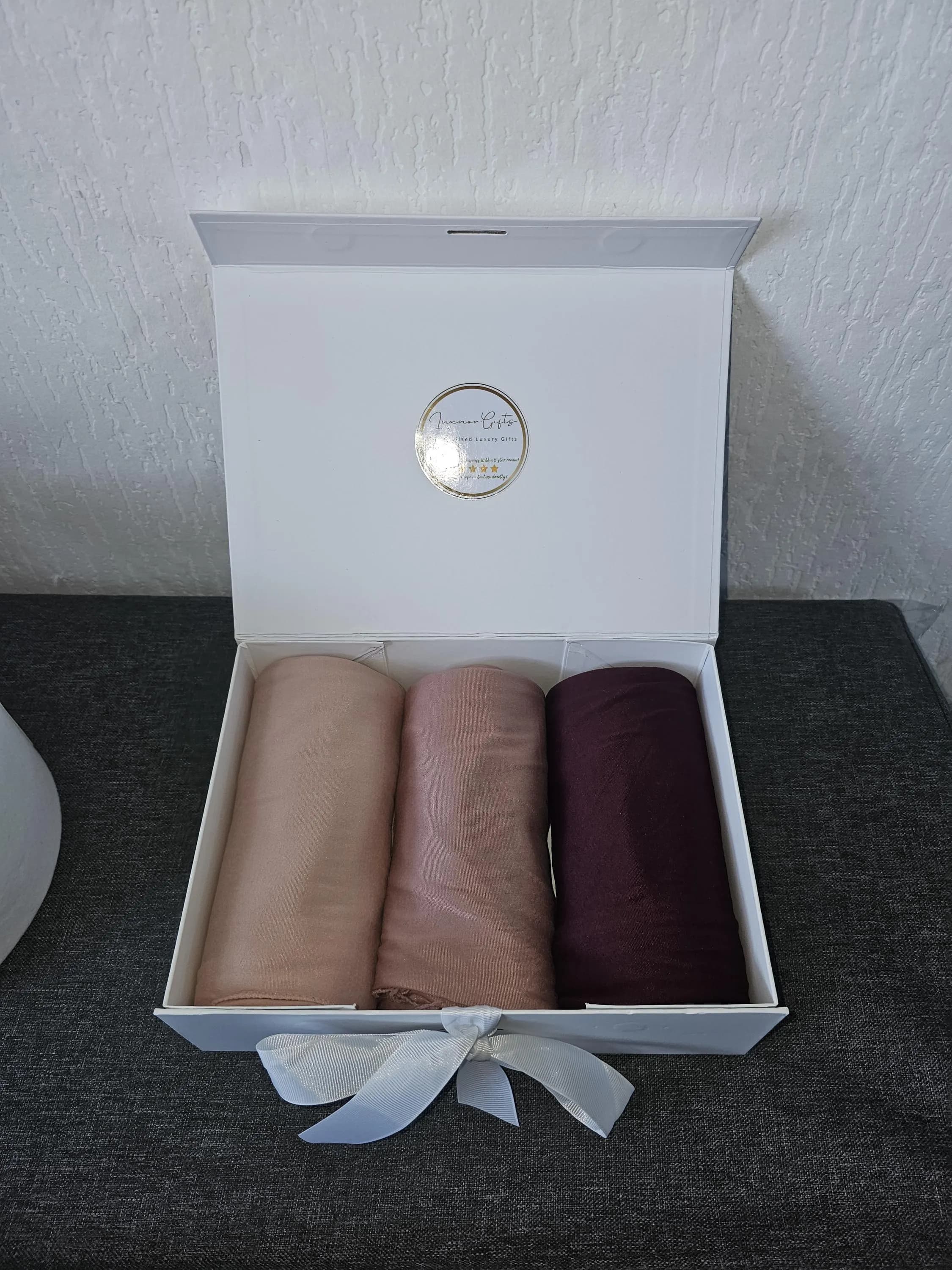 Hijab box gift set, customised gift box for her, custom gift set for Muslim, gift for her, hijab gift set,revert gift, Hajj Gift,eid gift - image 3