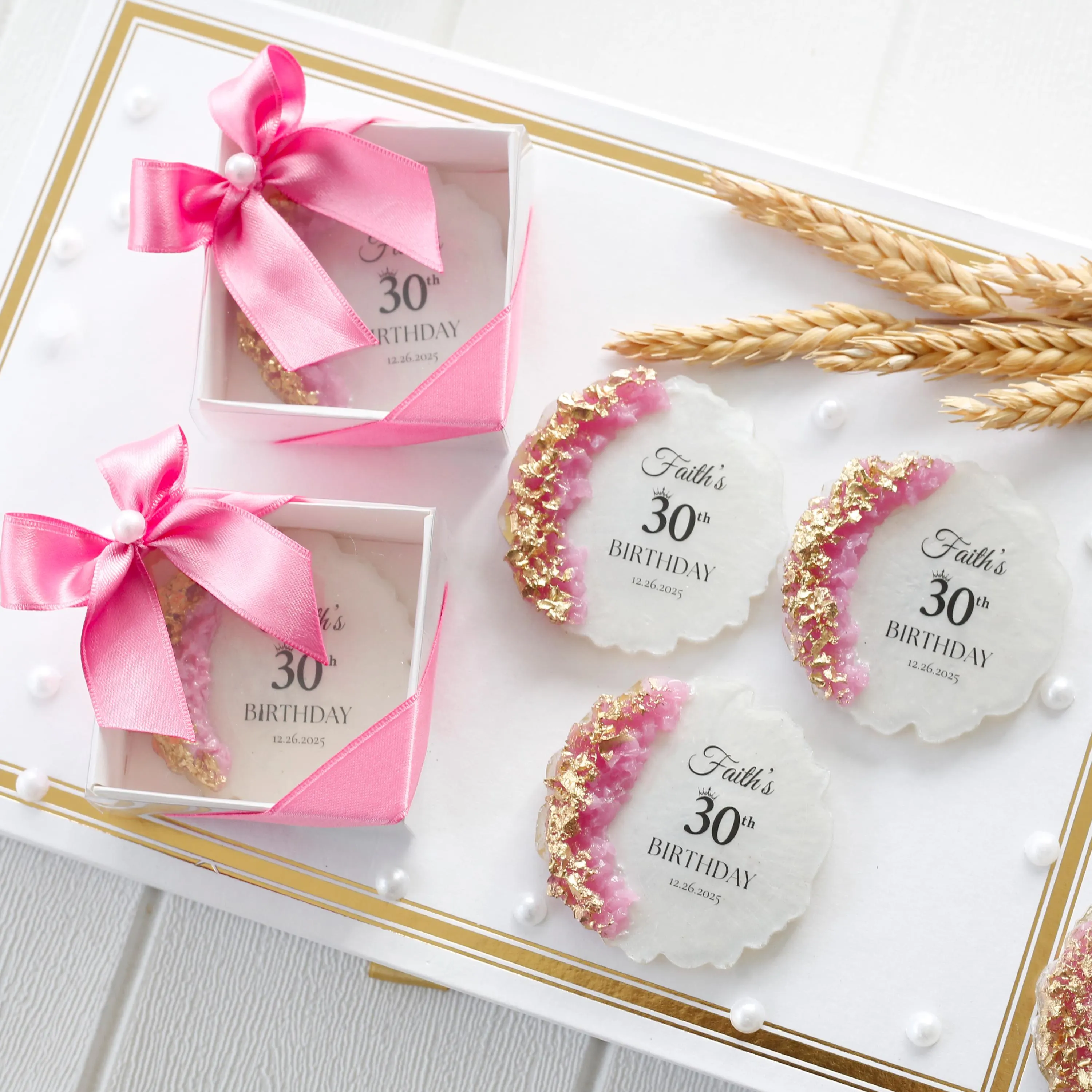 Birthday Party Favors, Custom Resin Magnet, Affordable Birthday Favor for Guests, Keepsake Birthday Gifts, Save the Date Birthday Magnet - image 4