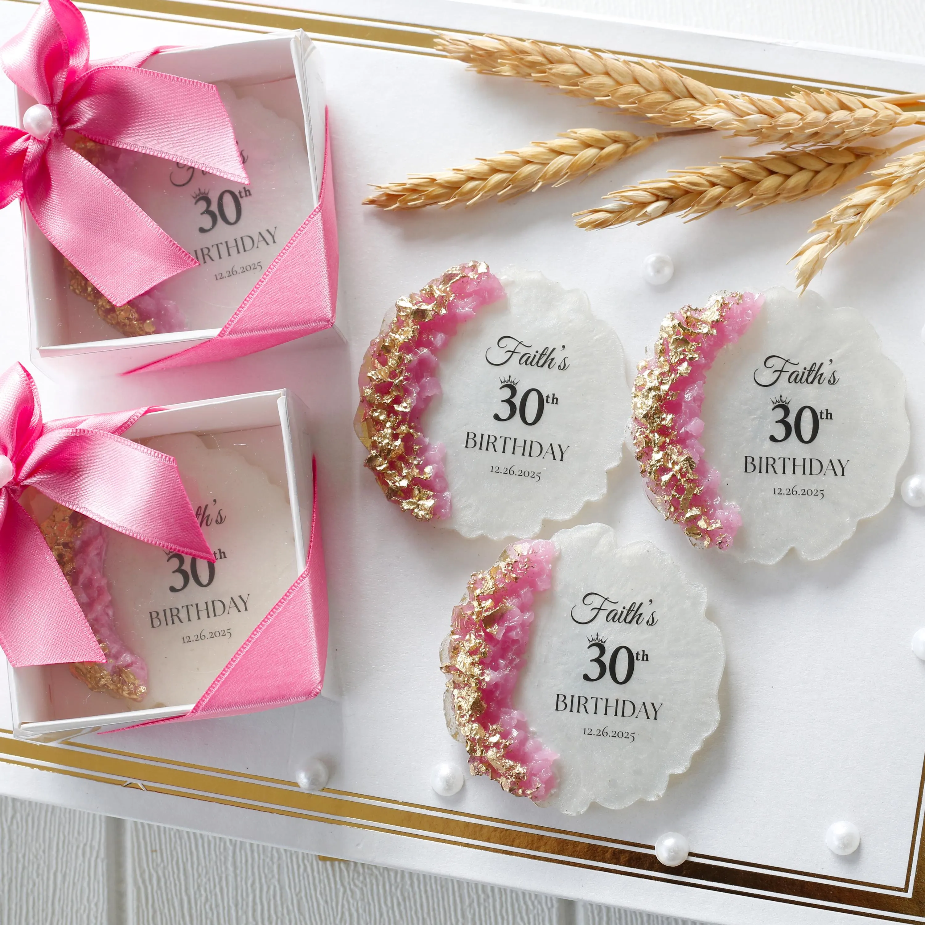 Birthday Party Favors, Custom Resin Magnet, Affordable Birthday Favor for Guests, Keepsake Birthday Gifts, Save the Date Birthday Magnet - image 3