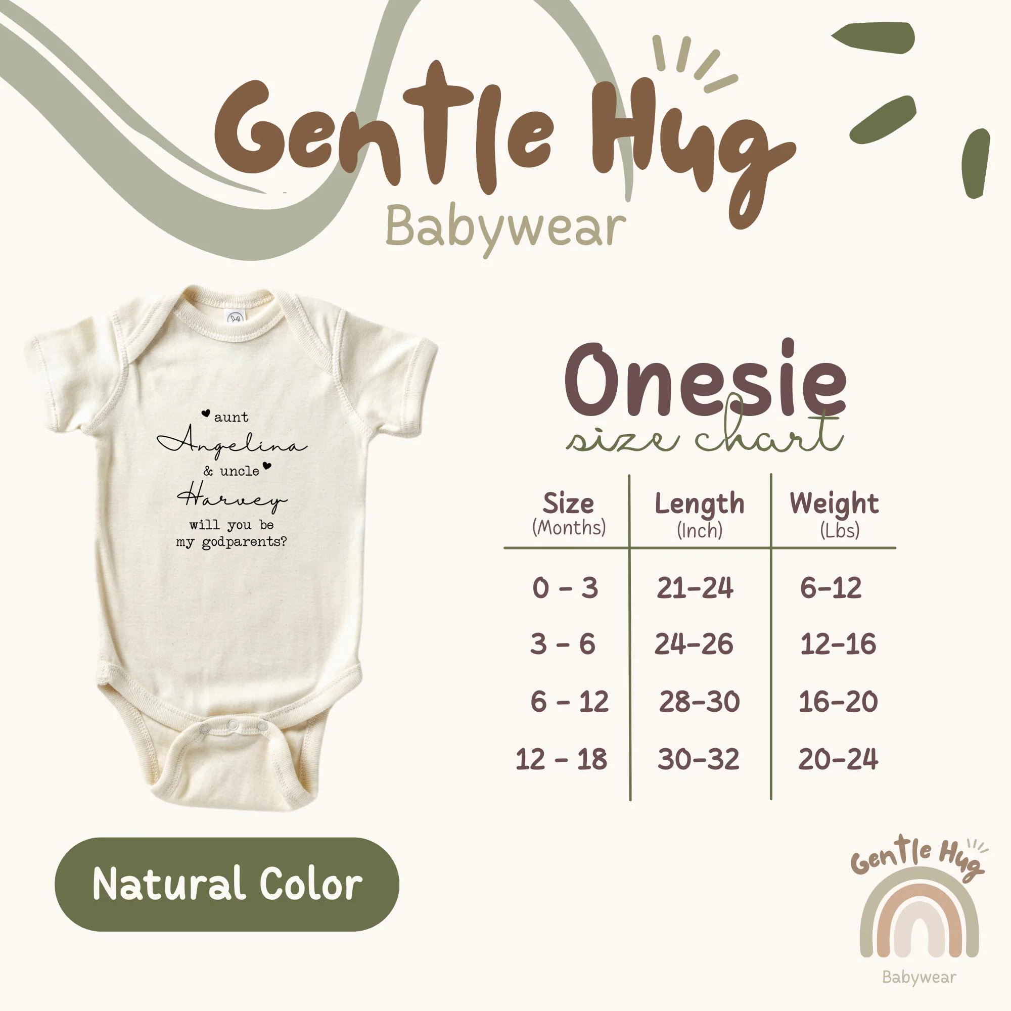 Custom Godparents Apparel, Godparents Baby Bodysuit, Aunt And Uncle Will You Be My Godparents Apparel, Announcement Baby Apparel, Baby Gift - image 5