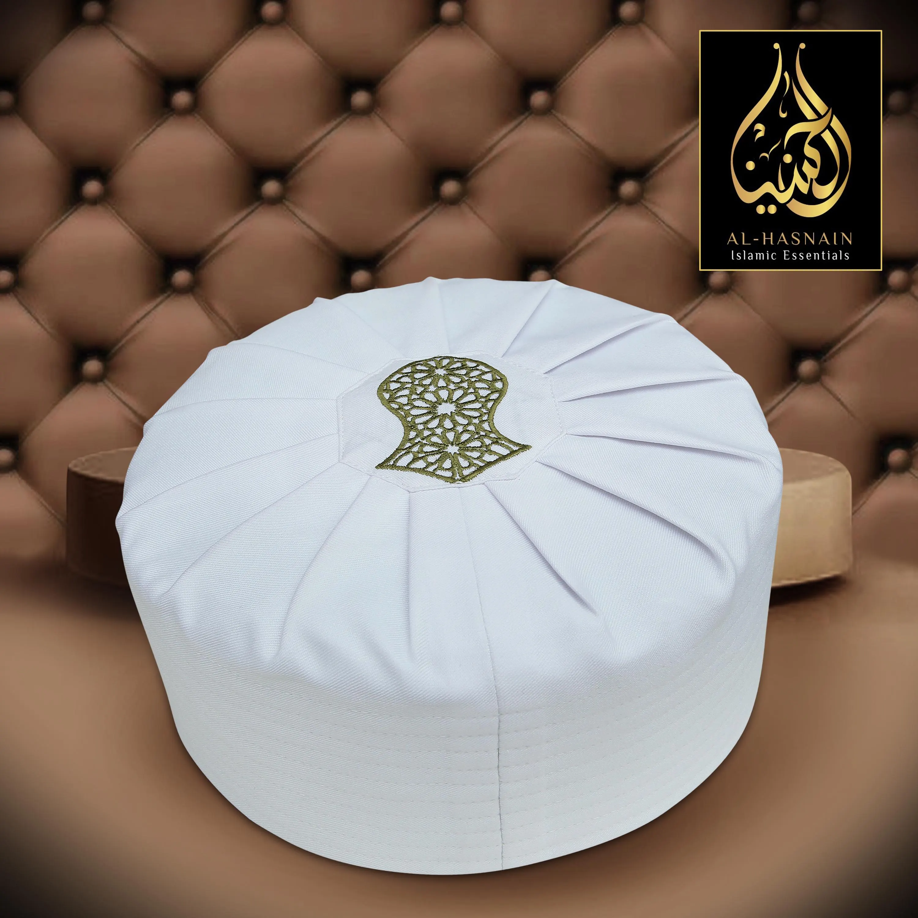 Islamic Hats Kufi Nalayn Design Cotton - image 4
