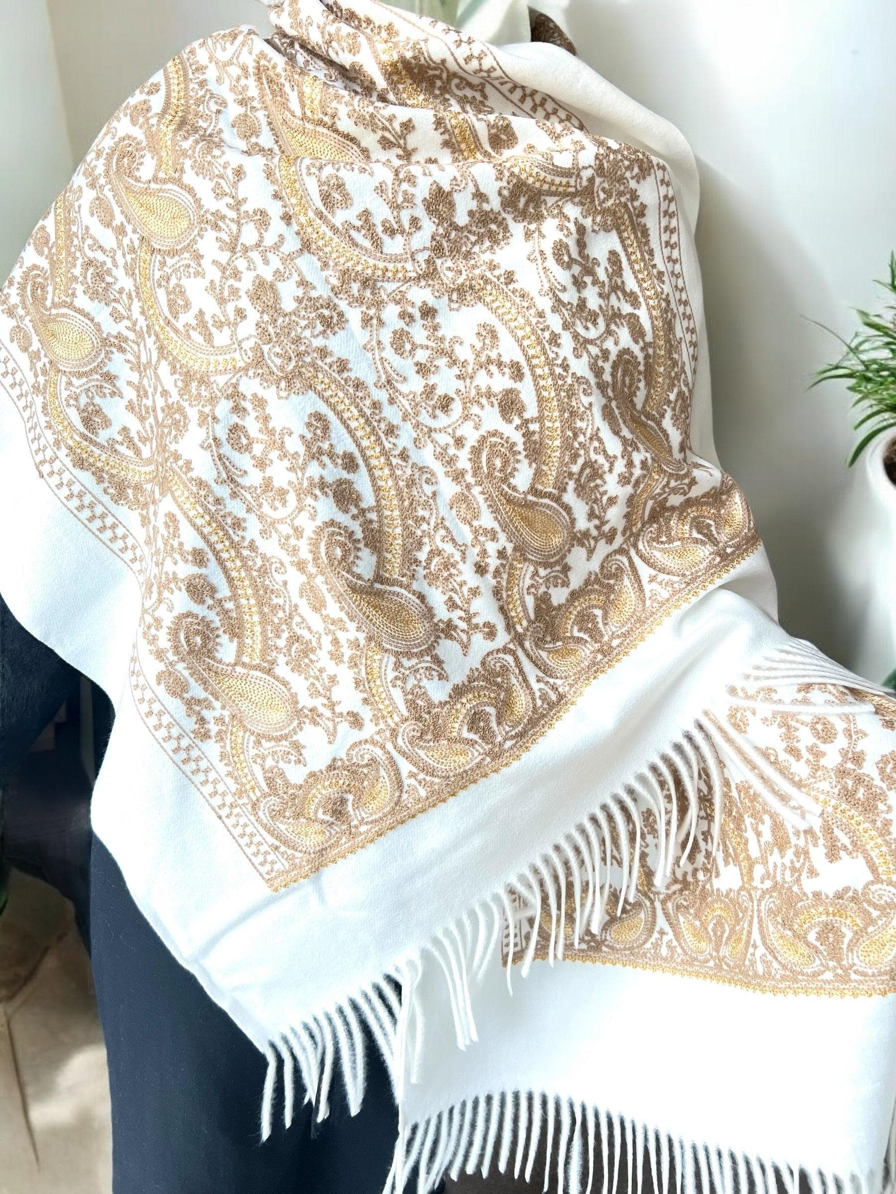 White scarf