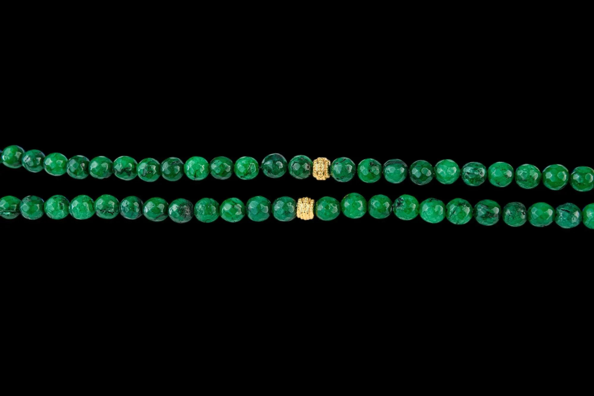 Green Aqeeq Agate Tasbeeh; 99 Count Islamic Misbaha; 24k Gold-Plated Pendant; Dhikr Prayer Beads; Ramadan Eid Gift; Muslim Gift - image 3