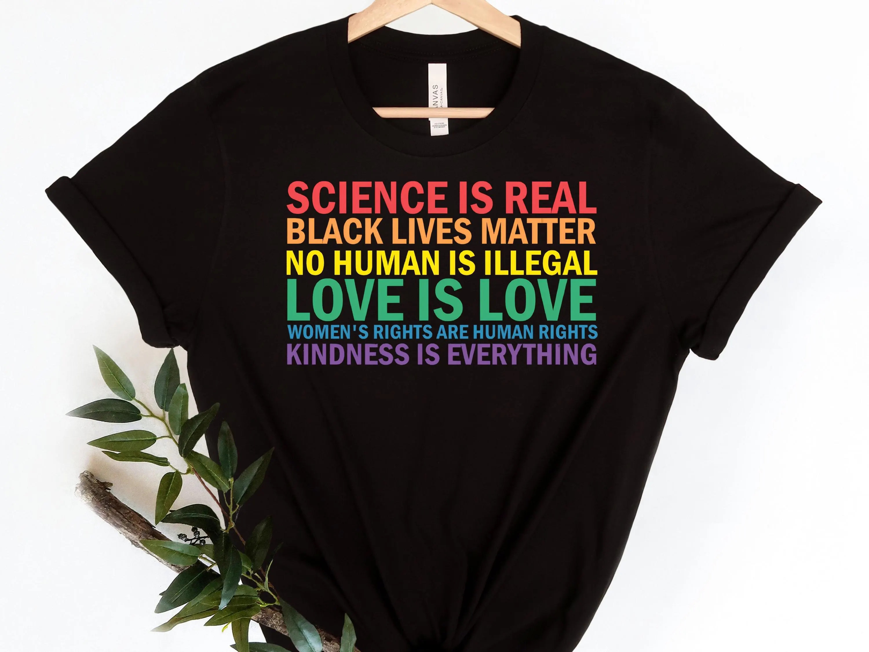 Science is Real DTF Transfer, Black Lives Matter, Womens Rights DTF, Kindness Heat Press, Pride Design For Women, No Human Is Illegal