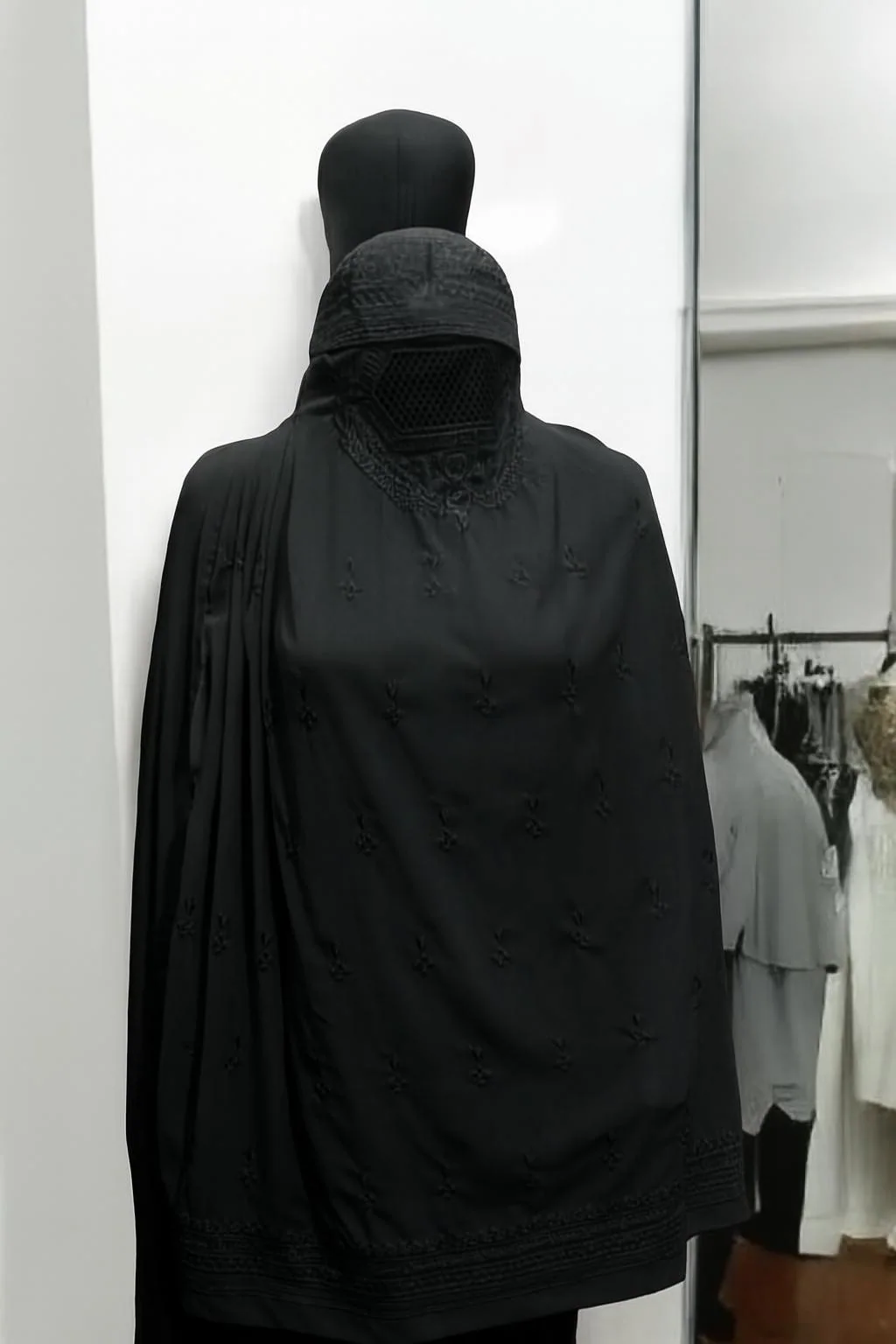 Afghan Ladies Traditional Islamic Abaya - Muslim Women Veil, Topi Burka, Khimer, Woman Niqab Black, Brown - image 3