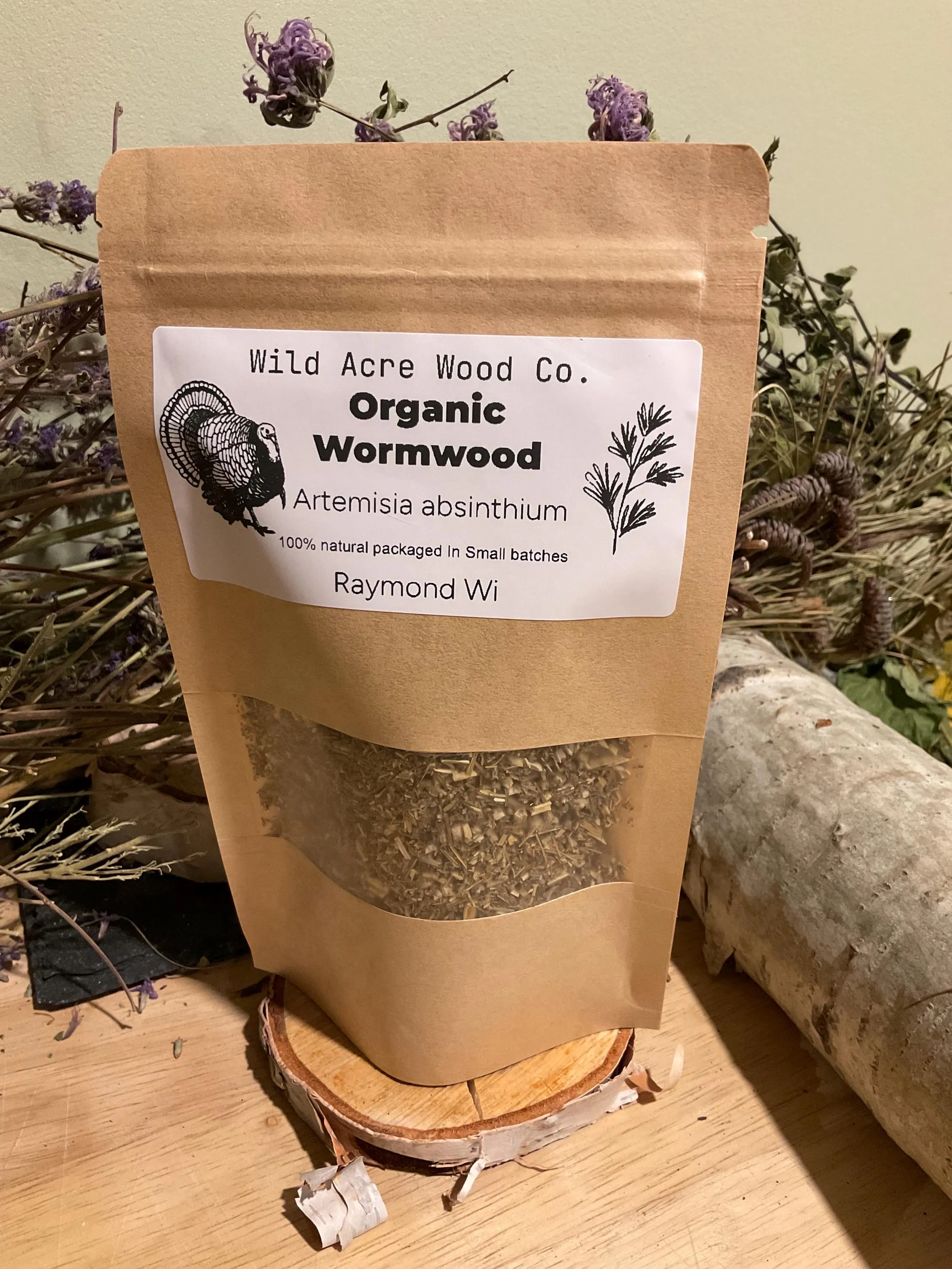 Organic Wormwood looseleaf | Supplement | herbal tea | DTOX | Artemisia Absinthium | loose leaf | dried herbs | caffeine free | - image 2