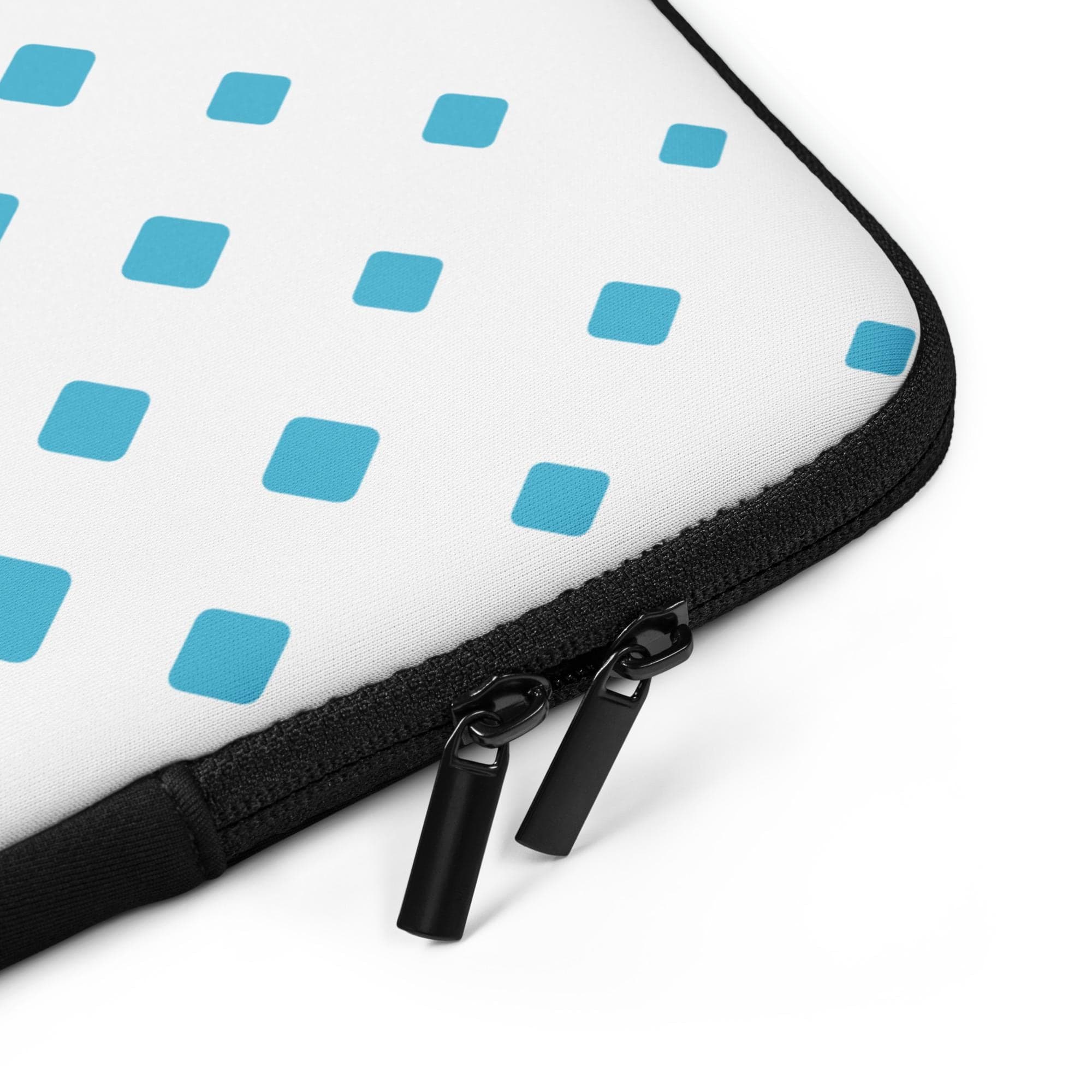 Blue Geometric Diamond Laptop Sleeve: Neoprene Protective Cover - image 2