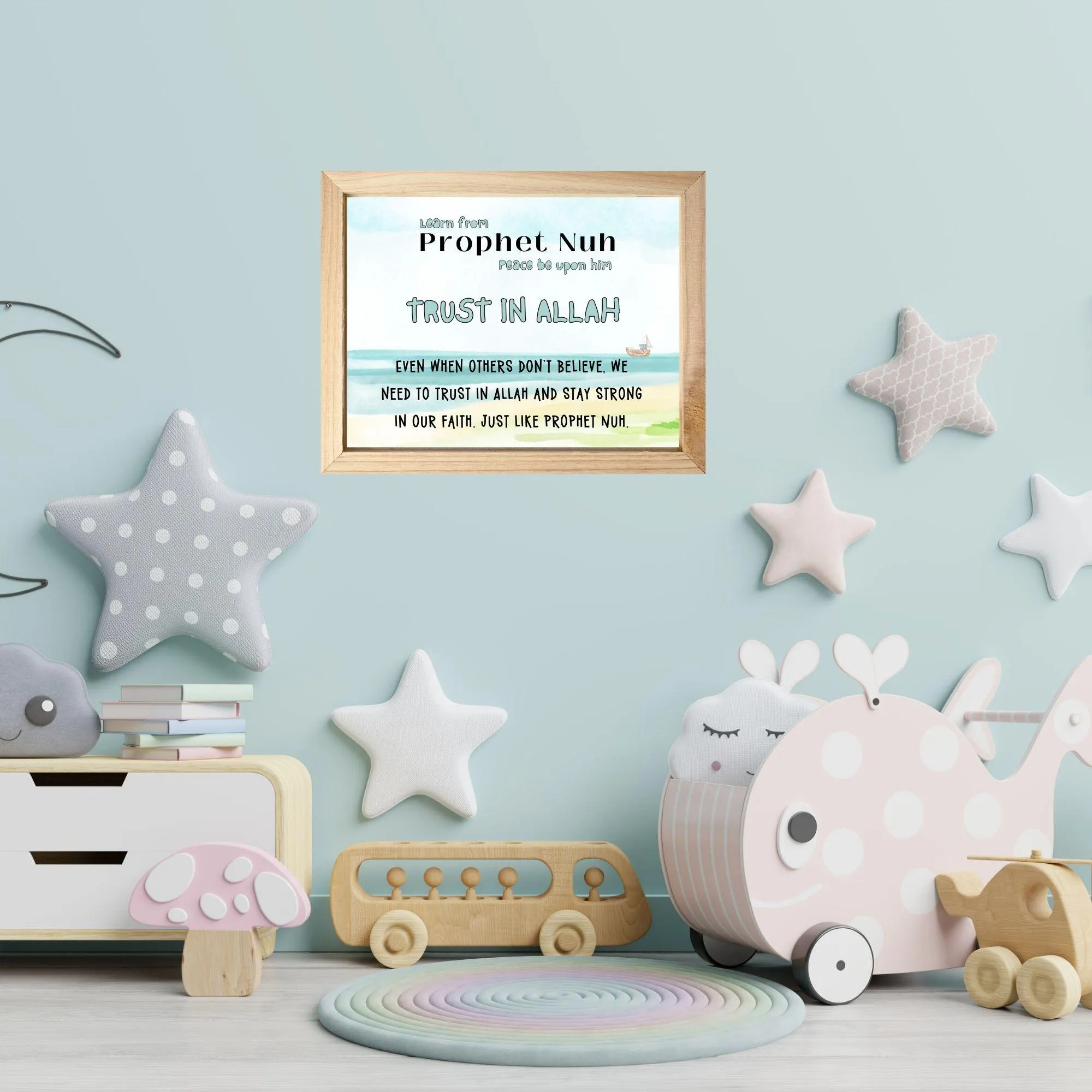 Prophet Nuh Islamic Kids Room Art: Inspirational Printable (Digital Download) - image 3