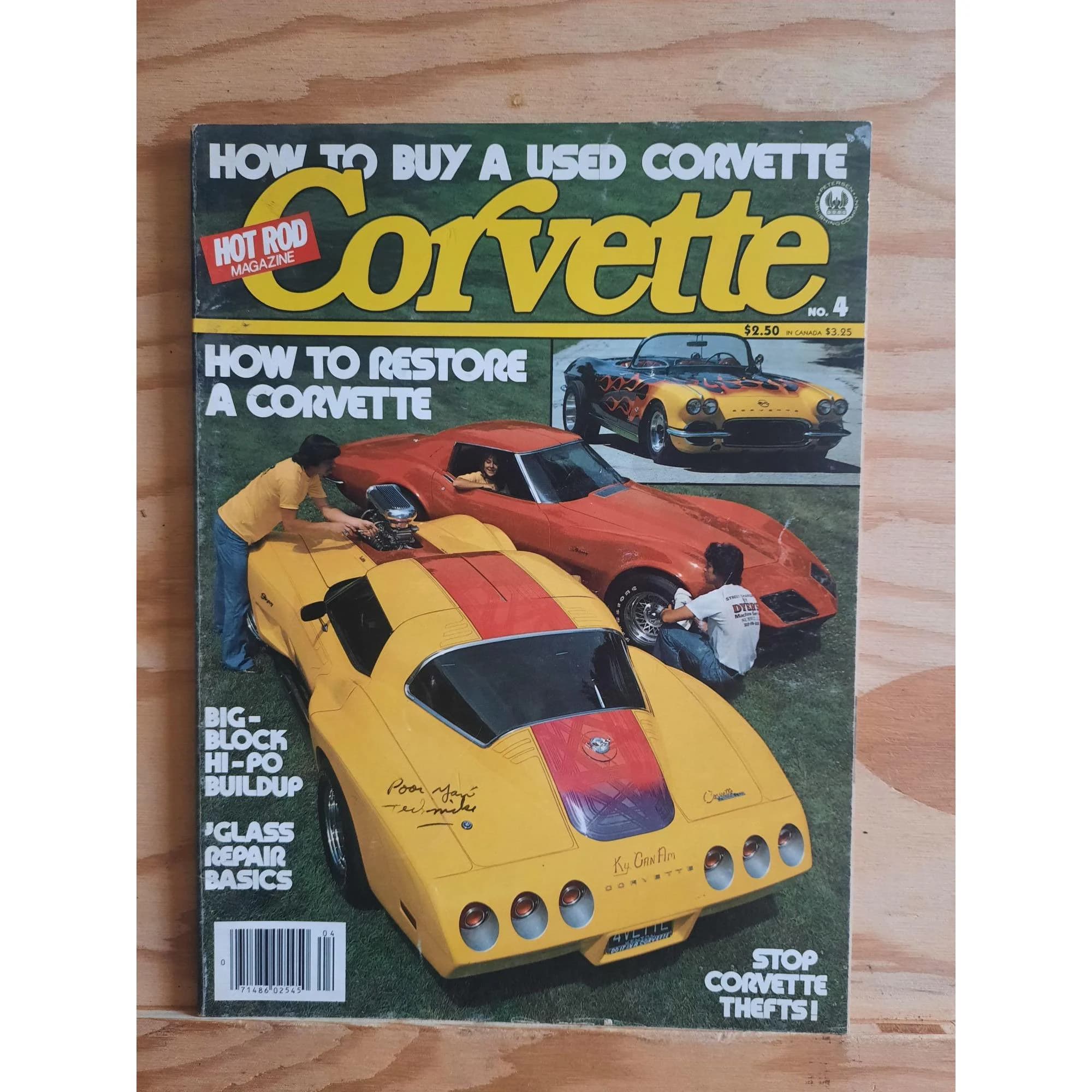 Vintage Hot Rod Magazine Corvette Book No 4 Bruno's Corvette's 2150-3