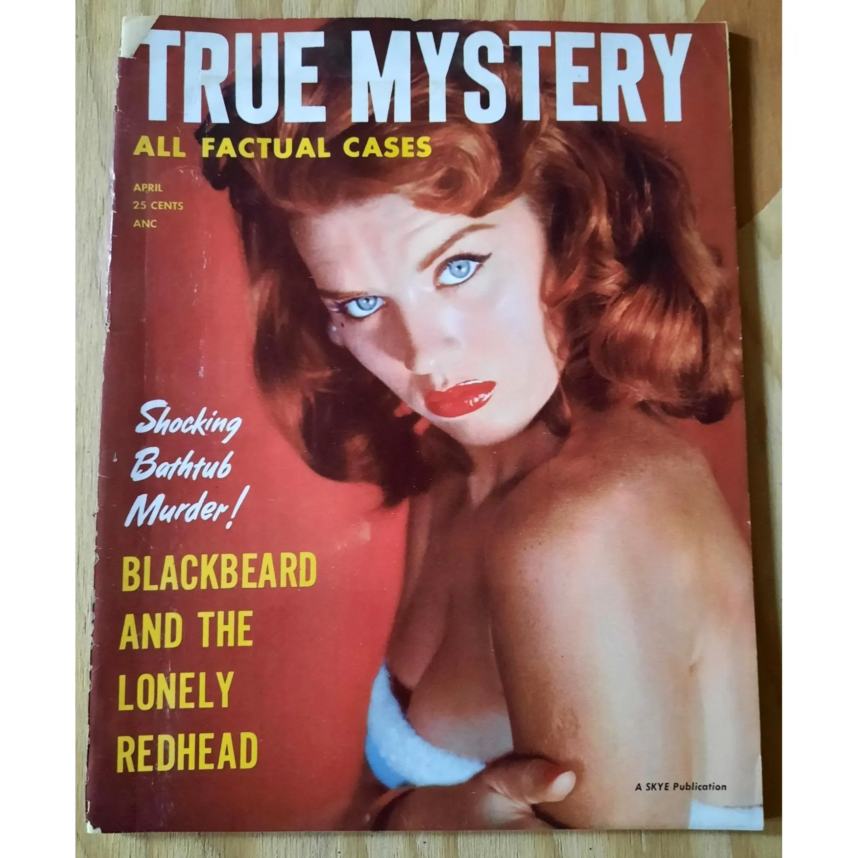 Vintage Pulp Fiction Magazine April 1955 Vol 5 No 4 Original 25 cent Publication