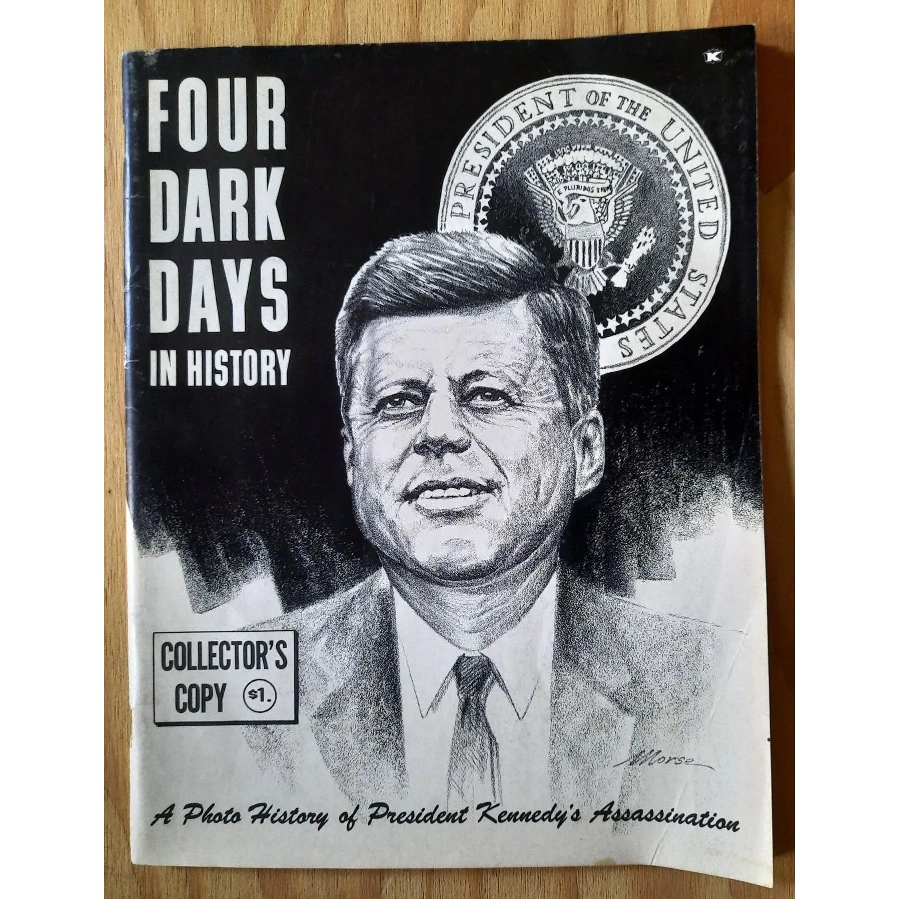 Vintage 1963 Four Dark Days in History A Photo History of President Kennedy's Assassination Book