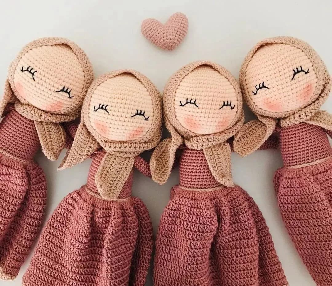 HIJAB Doll PATTERN PDF, Amigurumi Pattern, Muslim Doll Patterns, Muslim Doll Amigurumi Pattern, Ramadan gift, Muslim Gift, Eid Gifts. - image 5