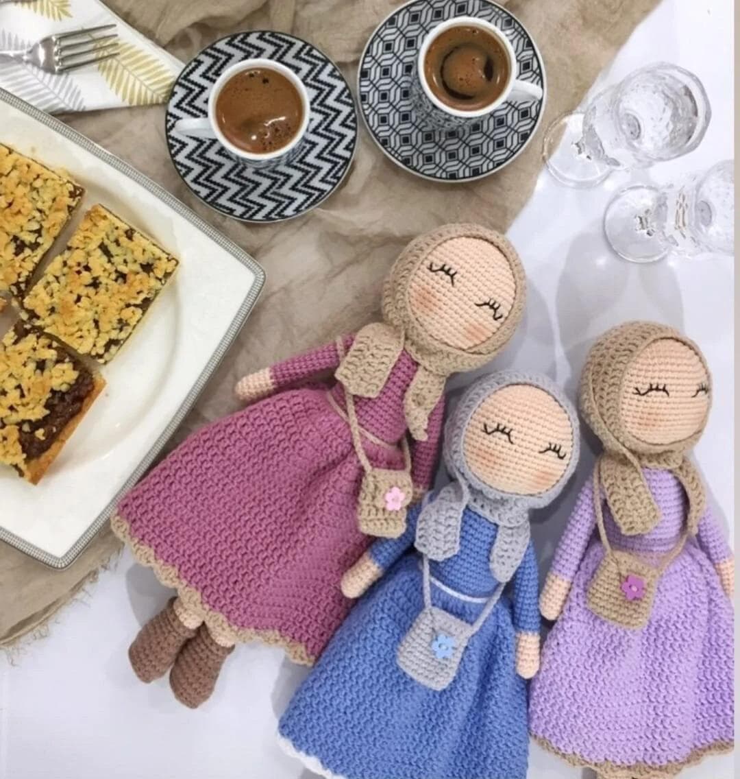 HIJAB Doll PATTERN PDF, Amigurumi Pattern, Muslim Doll Patterns, Muslim Doll Amigurumi Pattern, Ramadan gift, Muslim Gift, Eid Gifts. - image 3