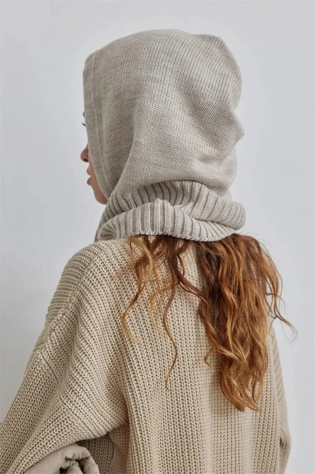 Balaclava, Elastic Braided Balaclava Head, Balaclava Knit, Balaclava Knit Beanie, Knit Helmet, Knit Hat, Crochet Balaclava, Knitted Hood - image 5