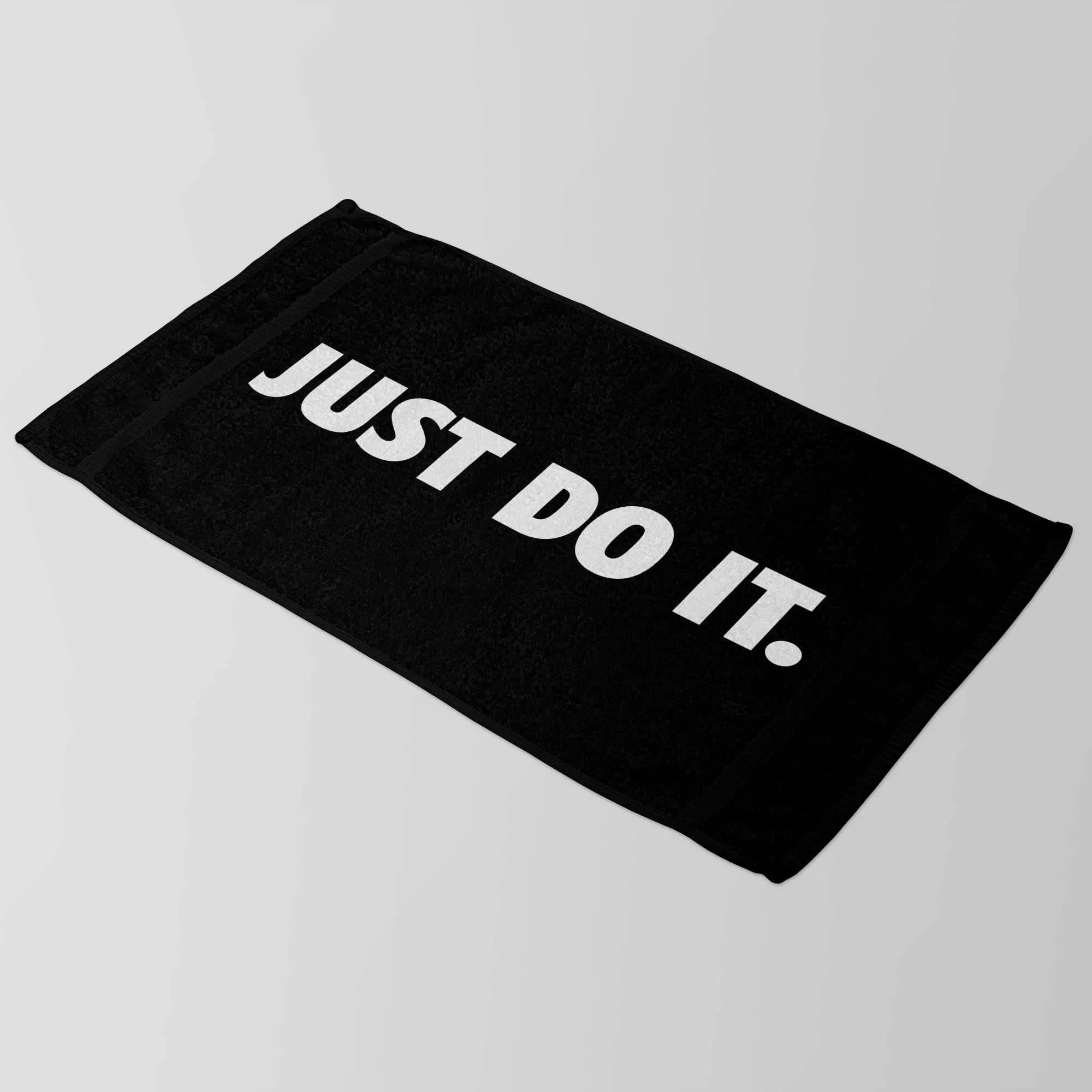 Just Do It Towel, Beach Quote Towel, Black Gym Towel, Fitness Towel, Cool Beach Towel, Summer Towel, Slogan Towel, Workout Towel - image 4