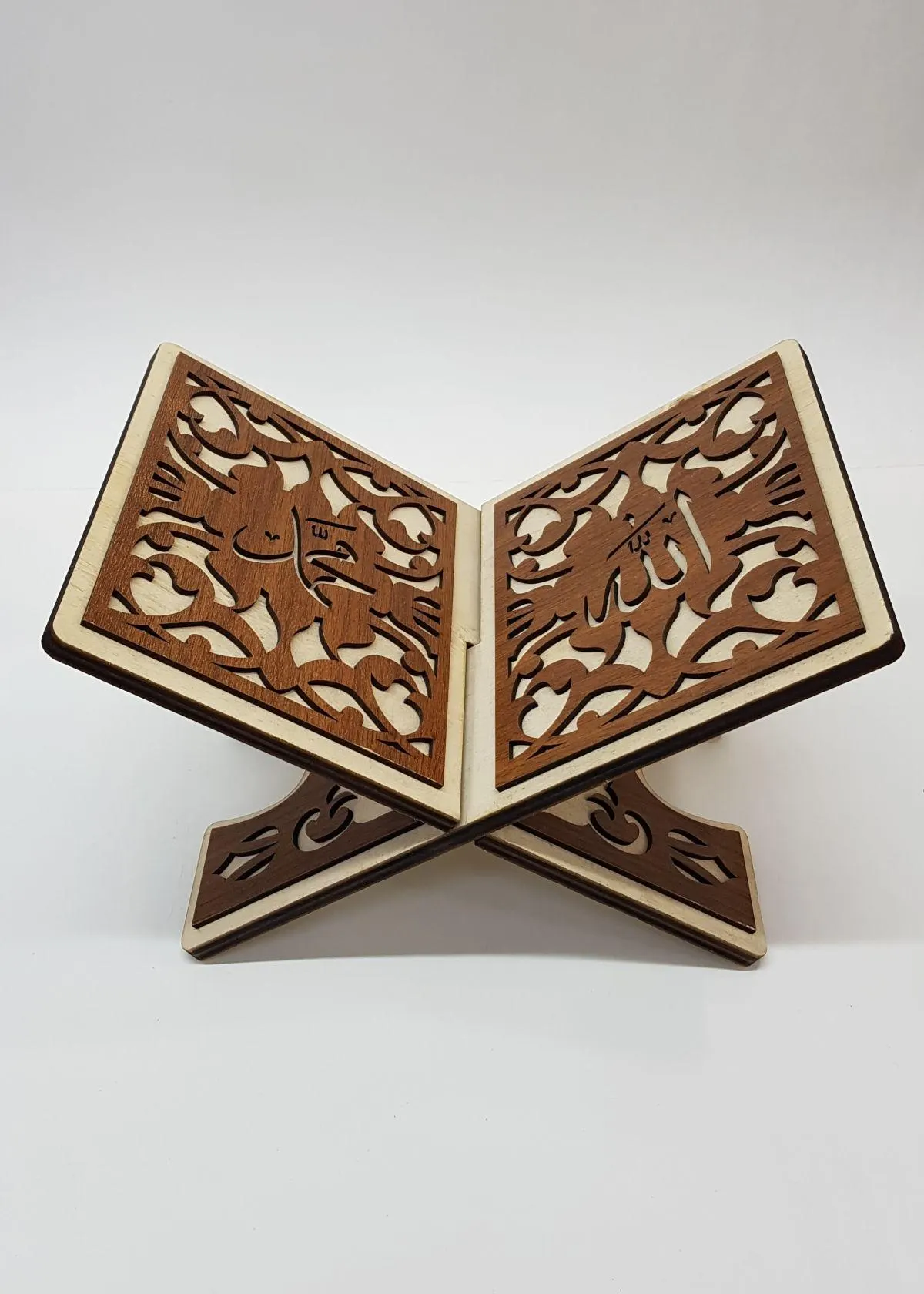 Wooden Quran Stand, Islamic Coran Holder, Handcrafted Rahle, Book Stand, Lectern, Home Decor - image 2