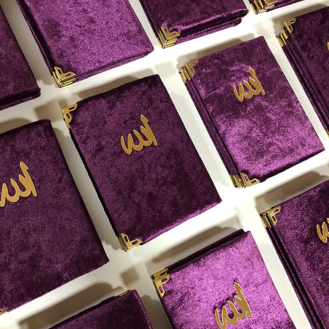 Velvet Yasin Cüzü, Arabic Prayer Book, Yaseen, Surah, AlSharif Yasen, Umrah Favors, Eid Gift - image 3