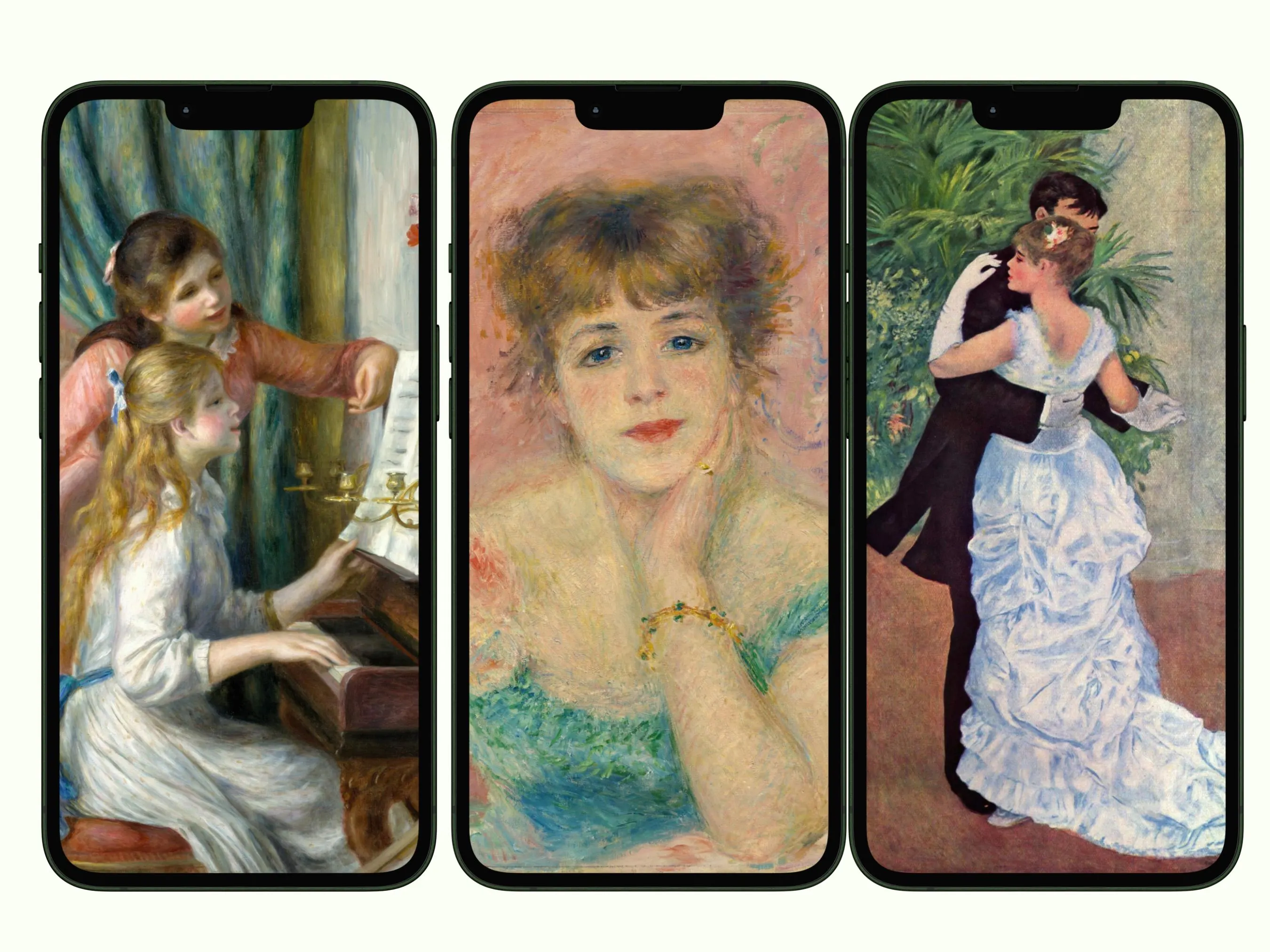 Renoir Impressionist Paintings Phone Wallpapers (Phone Digital Download) - image 5