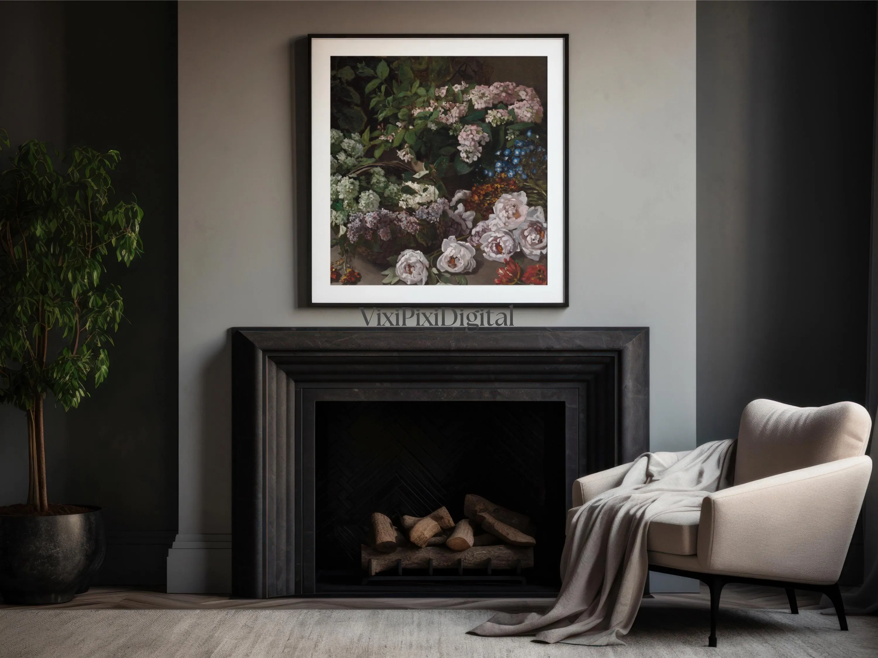 Monet Spring Flowers Print: Vintage French Floral Oil Painting (Digital Download) - image 5