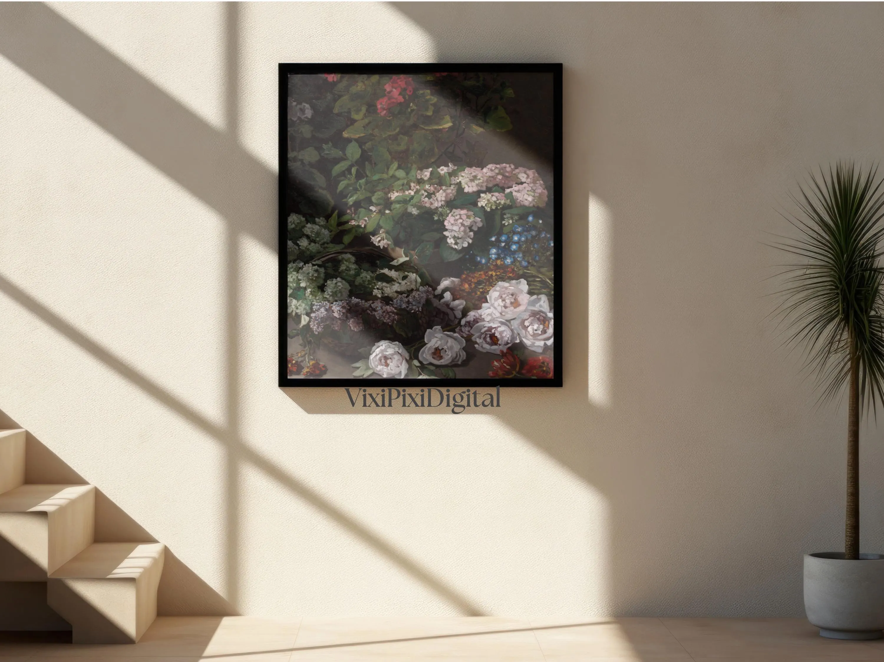 Monet Spring Flowers Print: Vintage French Floral Oil Painting (Digital Download) - image 3