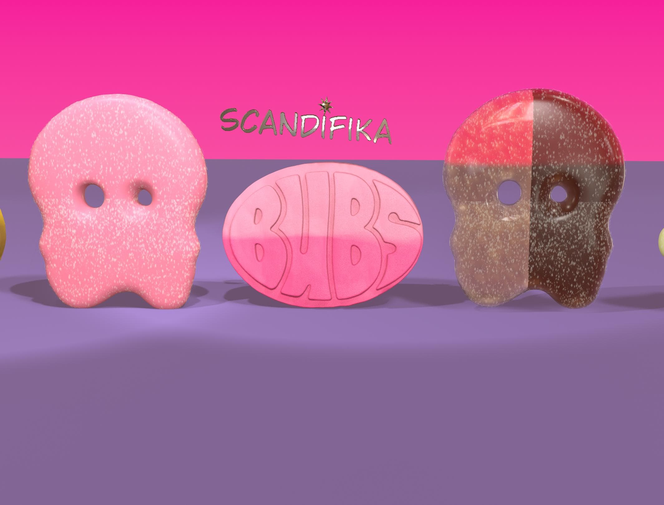 Bubs wild strawberry pomegranate ovals - image 2