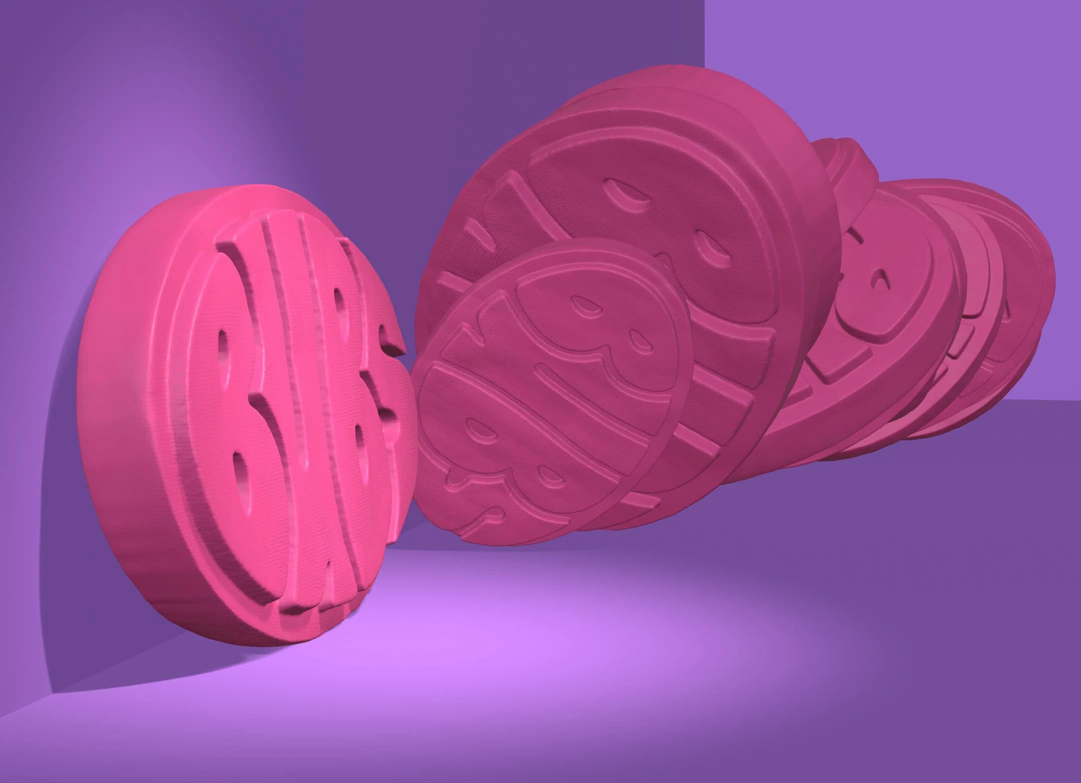 Bubs wild strawberry pomegranate ovals - image 5