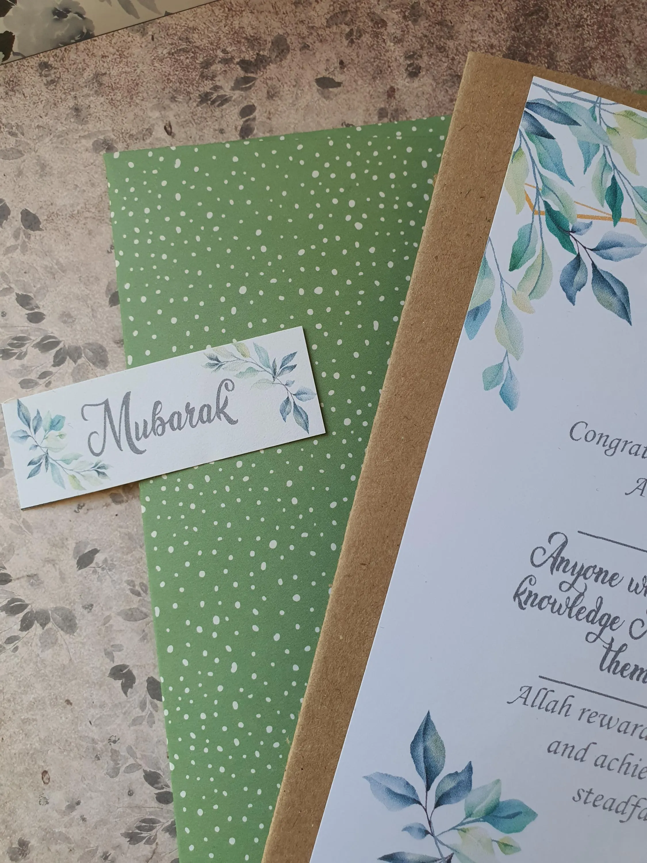 Aalimah Graduation Card/Islamic Graduation/Islamic greeting cards/Muslim Graduation/Alim/Islamic education/ Celebration card /Alimah card - image 2