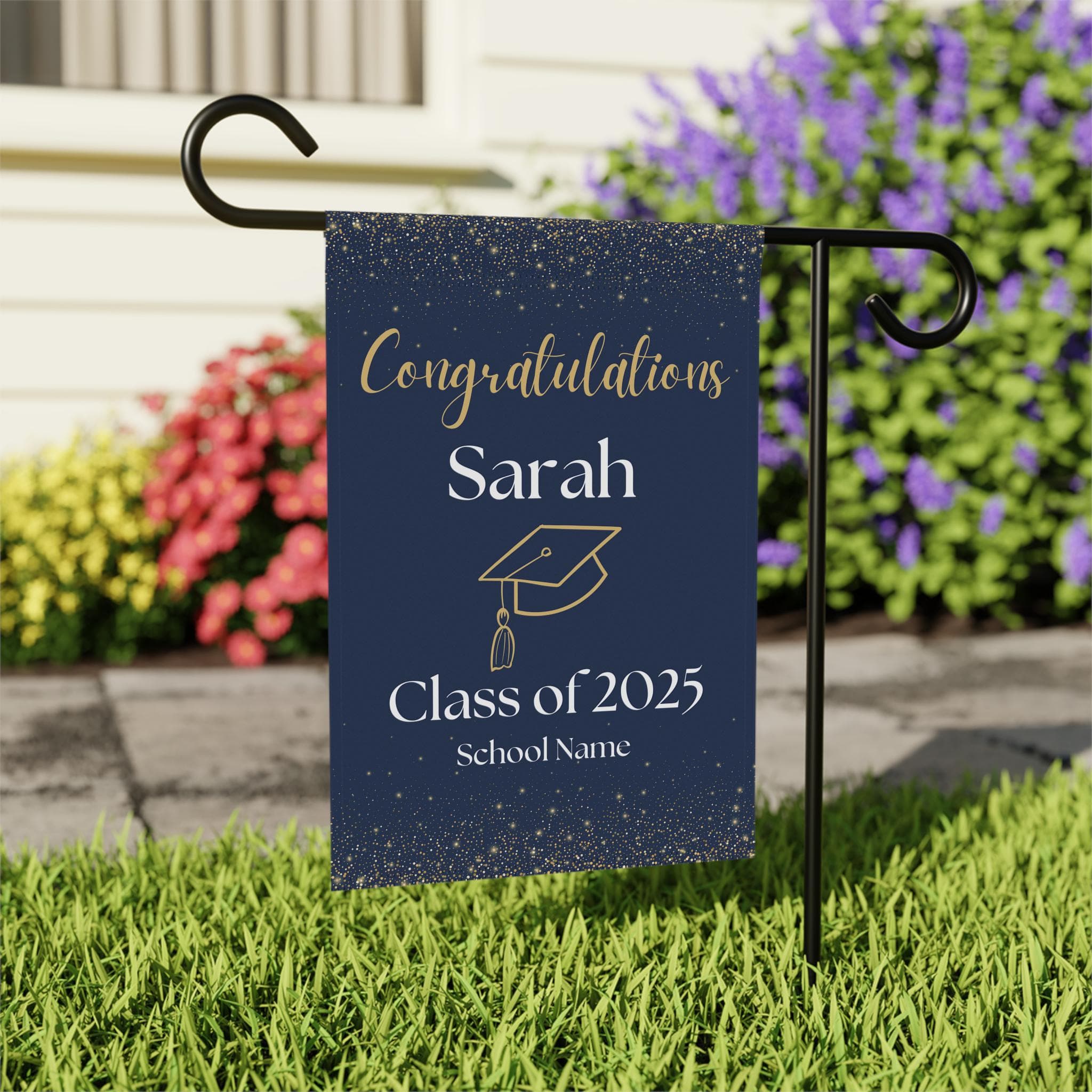 Custom Graduation Yard Banner 2025 Graduation Party Banner Yard Sign Graduation Flag Personalized Banner Graduation 2025 Sign Congrats Grad - image 3