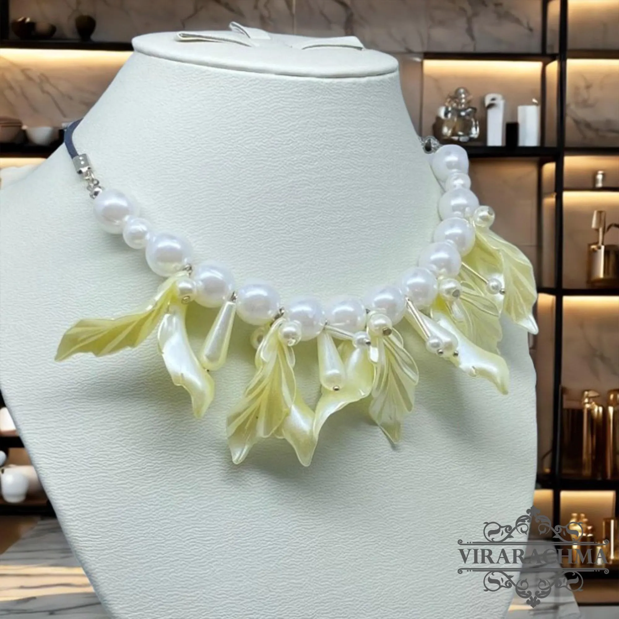 Beautiful Hijab Necklace – Modern Muslim Fashion Accessories, Kebaya Necklace, Traditional Necklace, Ethnic Necklace, Bali Necklace