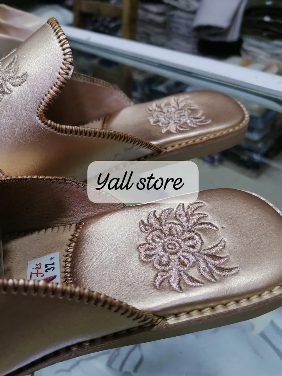 Handmade Moroccan Babouches, Embroidered Leather Slippers - image 3
