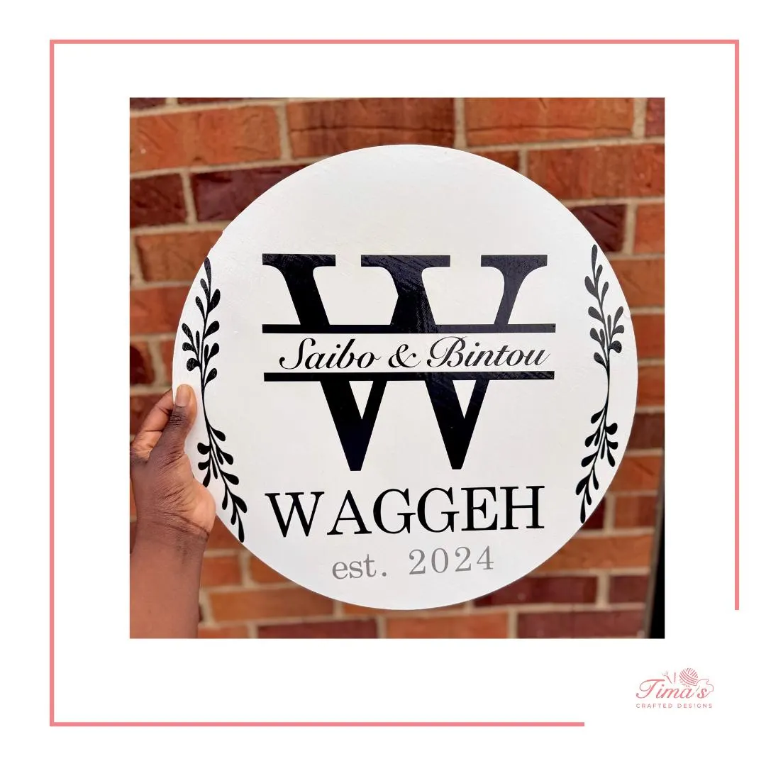 Personalized Custom Couple Name Sign - image 4