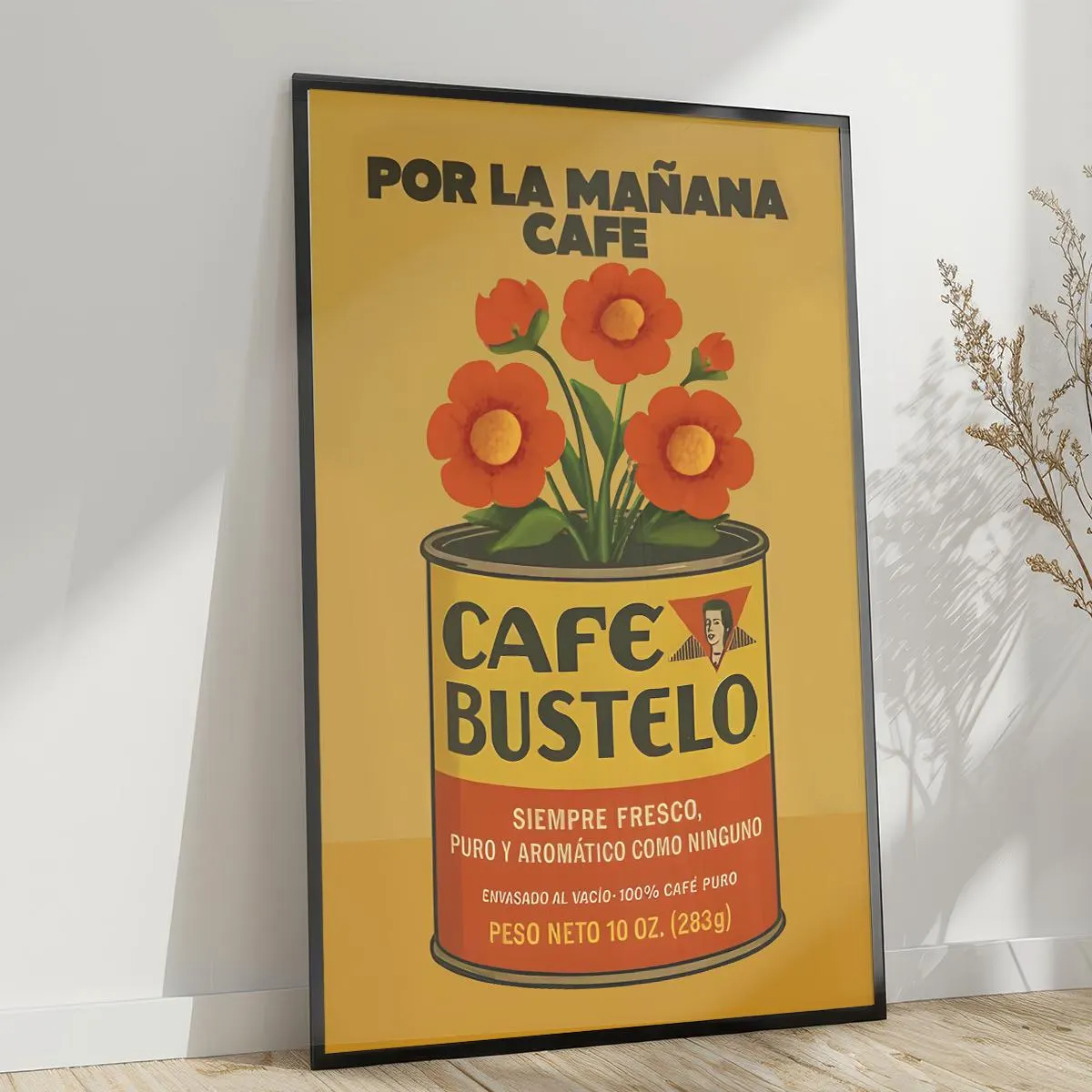 Vintage Cafe Bustelo Coffee Wall Art Poster Retro Coffee Poster Spanish Home Decor Hispanic Latino Coffee Art Debi Tirar Mas Fotos Art - image 5