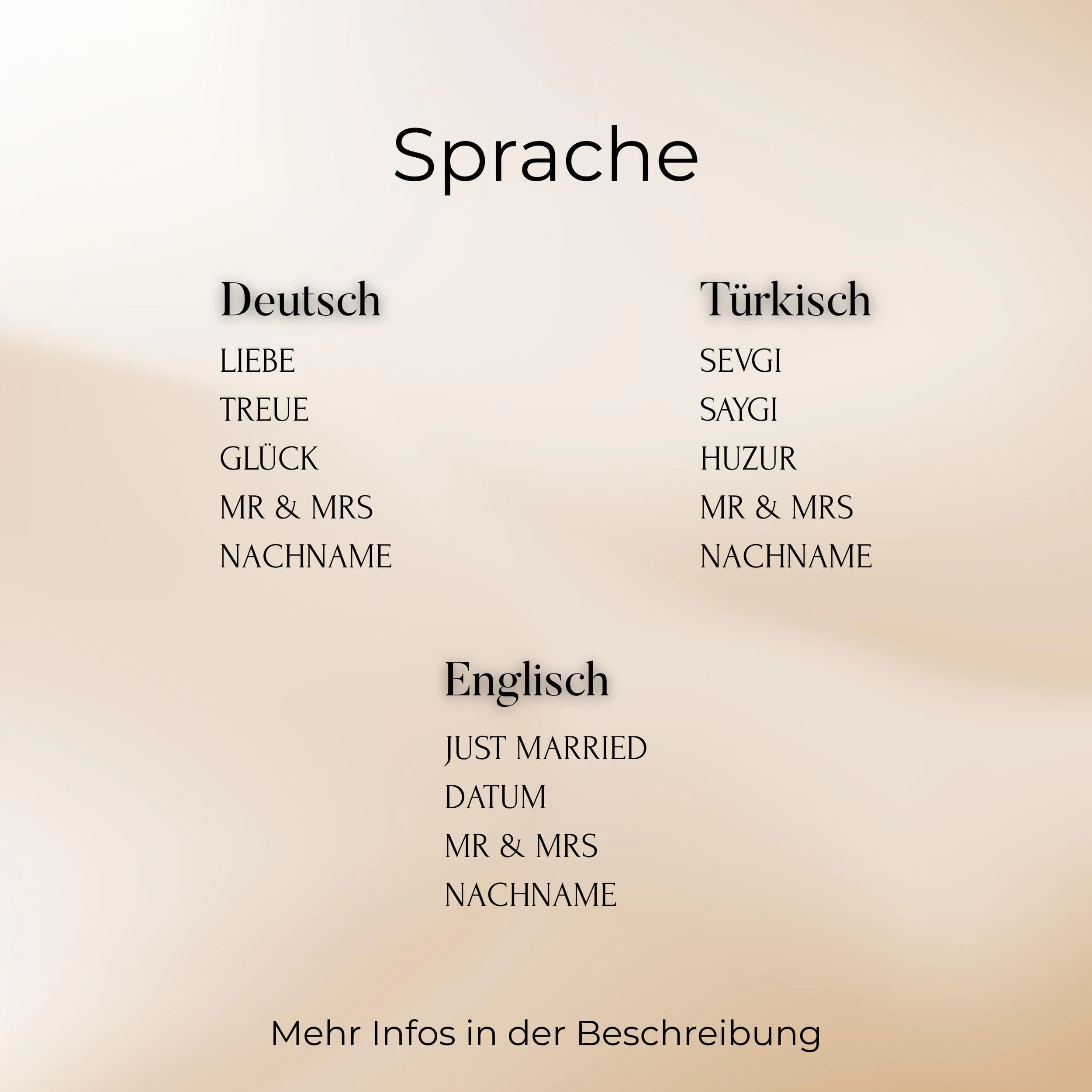 Girlande | Personalisierte Standesamtgirlande | Wimpelkette | Hochzeitsgirlande | personalisierte Geschenke | Hochzeit | Standesamt | Kordel - image 5