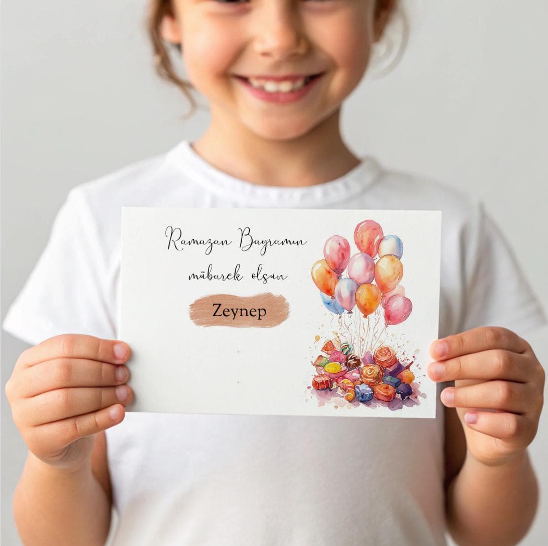 Personalisierte Ramadan Geldkarte - Eid Mubarak Geschenk für Kinder - image 4