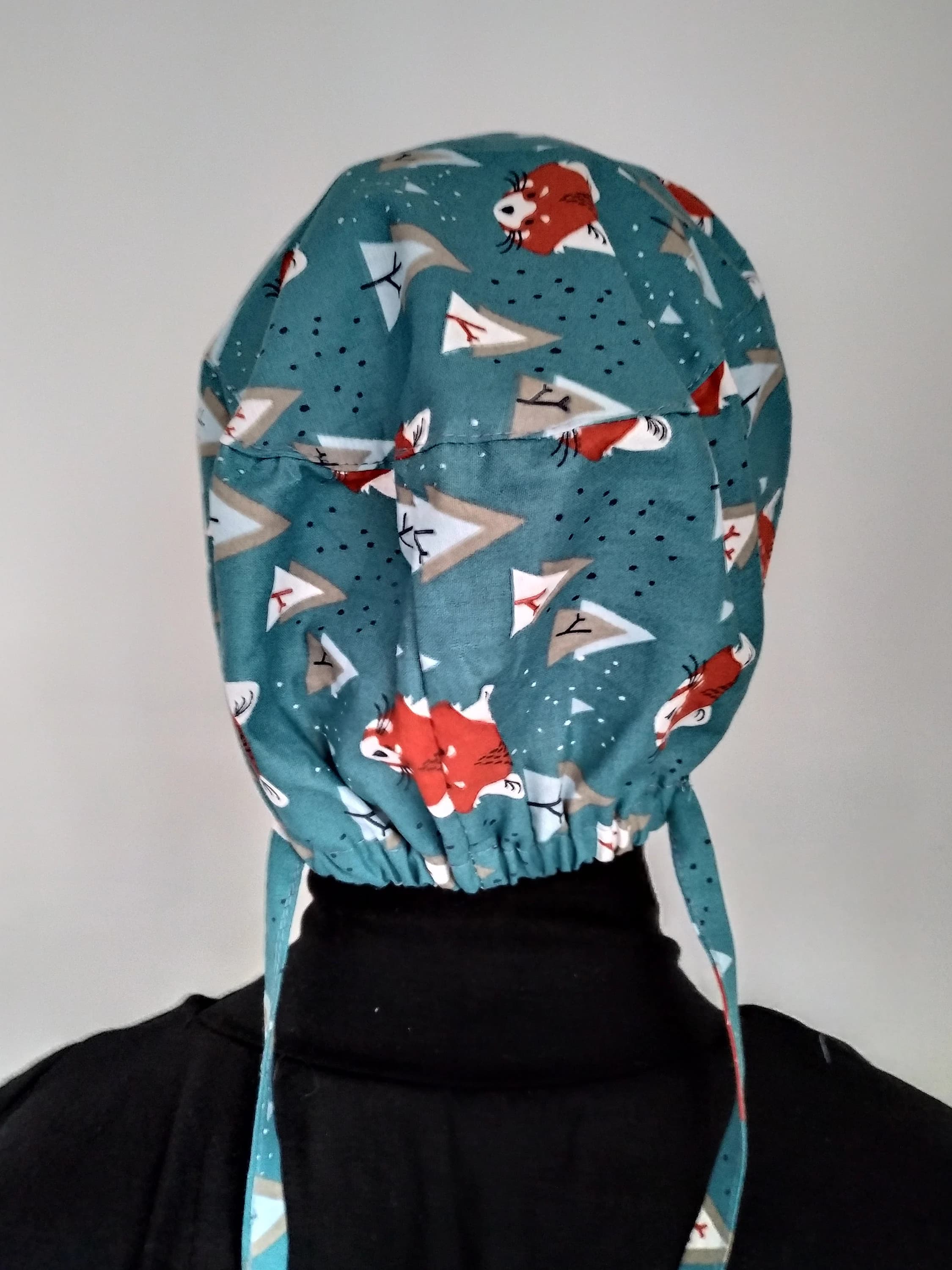 Evil eye surgical cap - Nurse cap | doctor cap | Head Covers - woman surgical scrub hats, surgical cap women , unisex scrub cap, - image 5