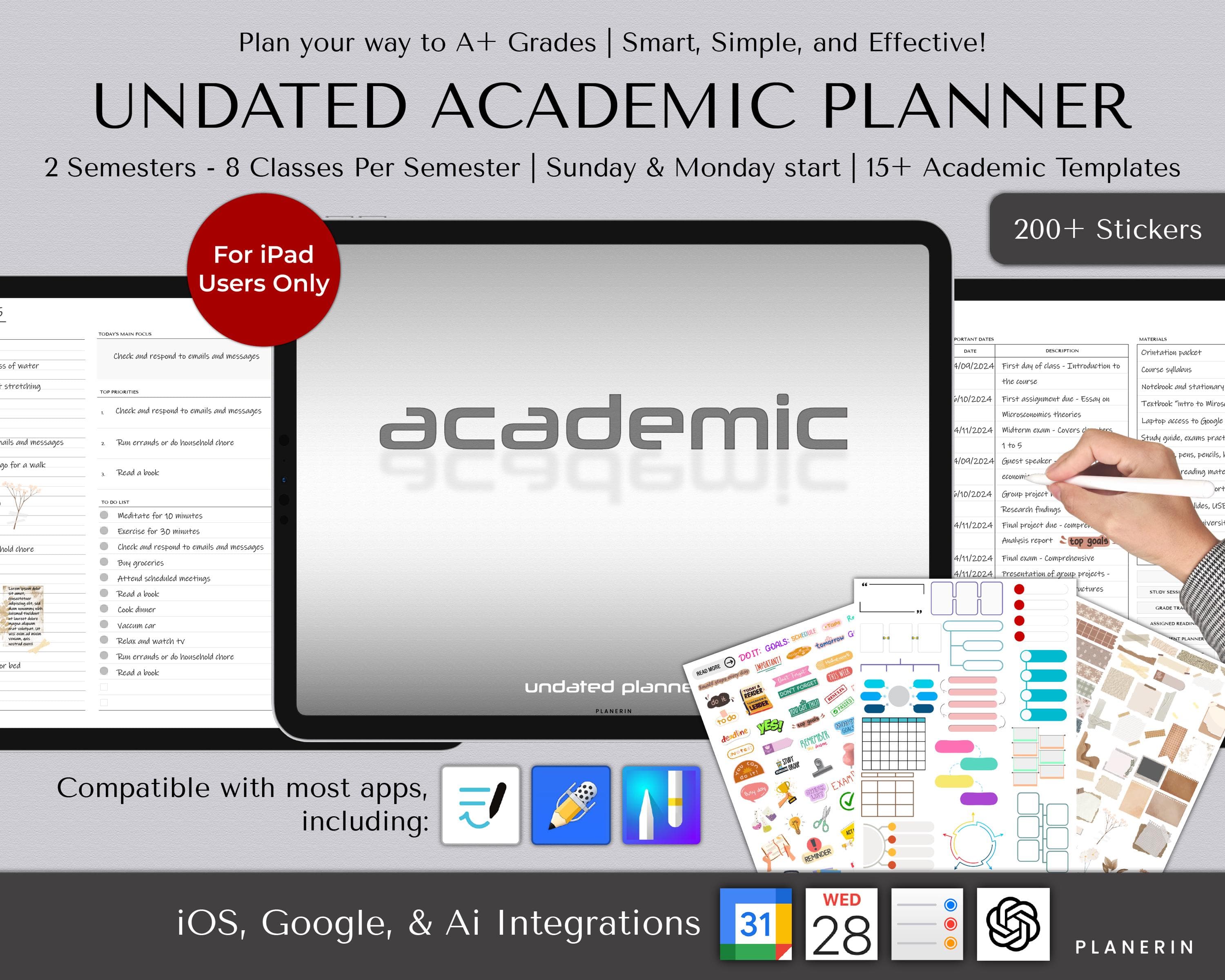 Academic Digital Planner