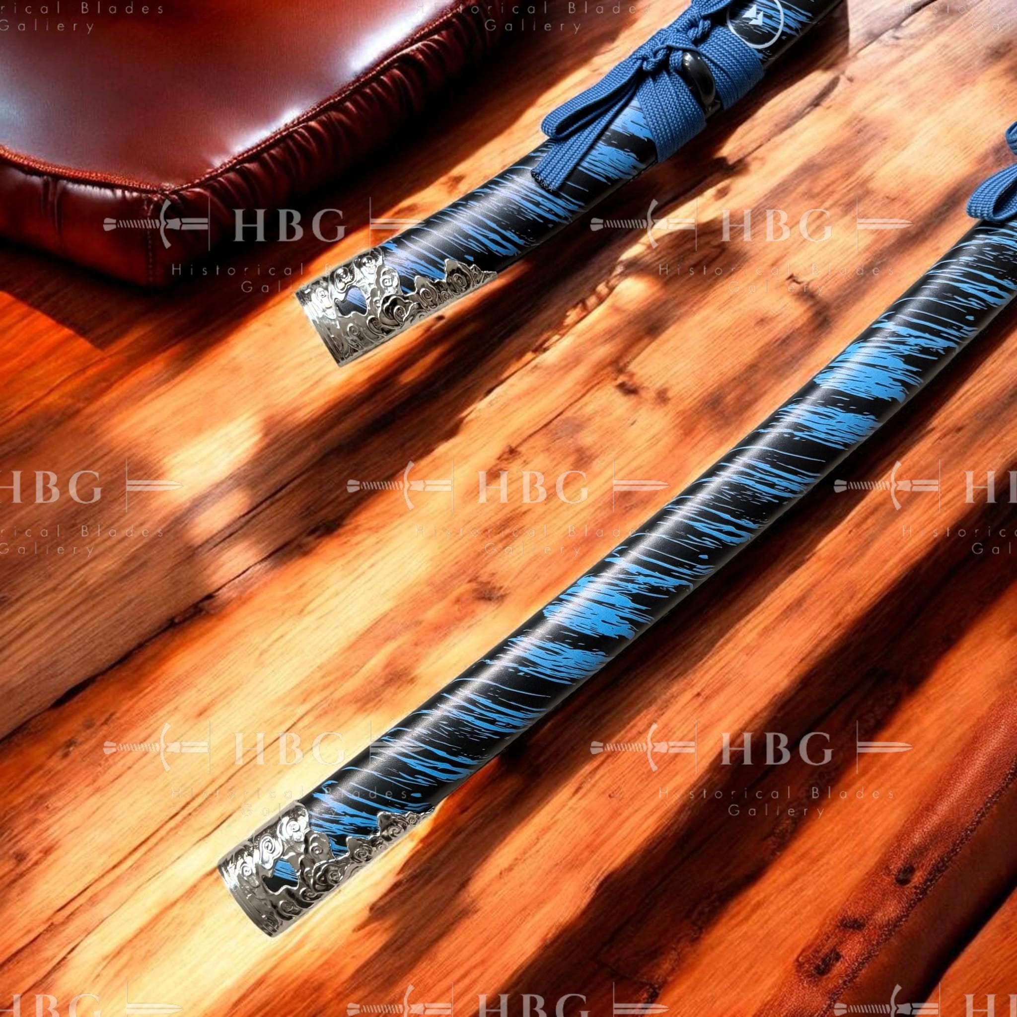 Ghost of Tsushima Sword Set, Sakai Katana and Tanto Replica, Samurai Cosplay Display - image 5