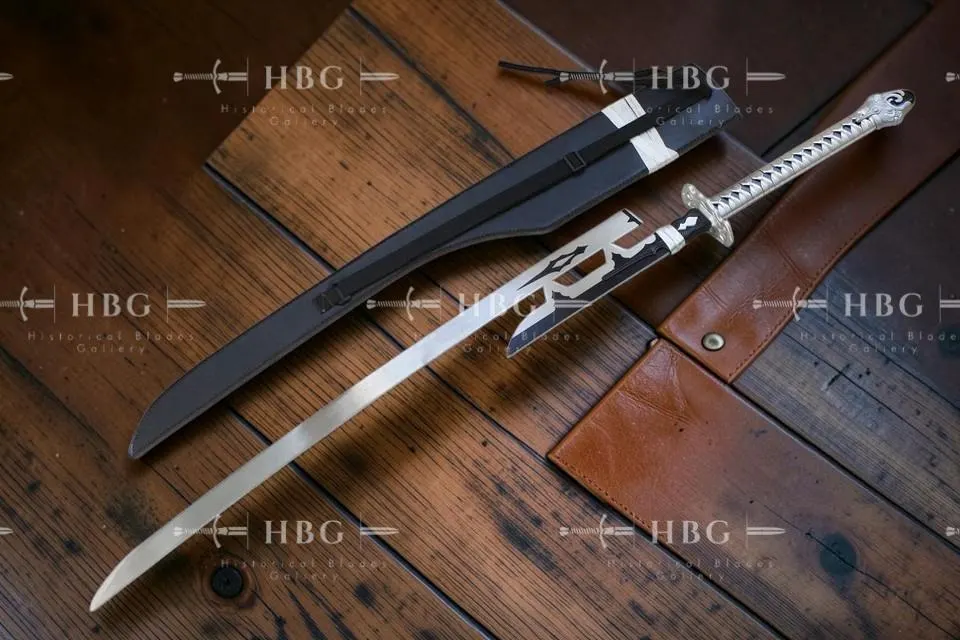Nier Automata Virtuous Treaty Replica, 124cm Metal Odachi, Cosplay Display Prop - image 4