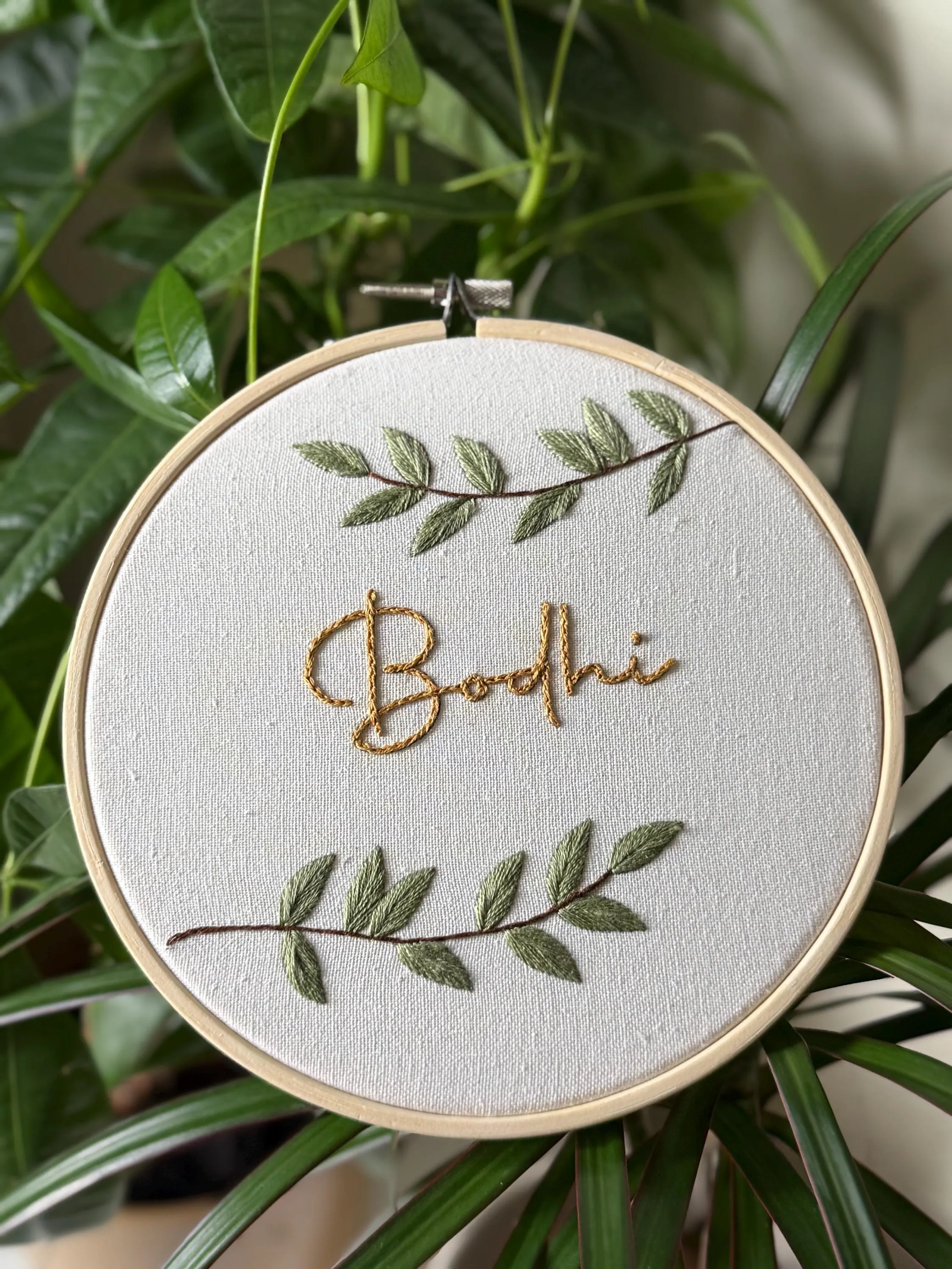 Custom Baby Name Embroidery Hoop-Nursery Wall Art Decor-Baby Announcement Embroidery Sign-Personalized Newborn Gift- Custom Baby Shower Gift - image 3