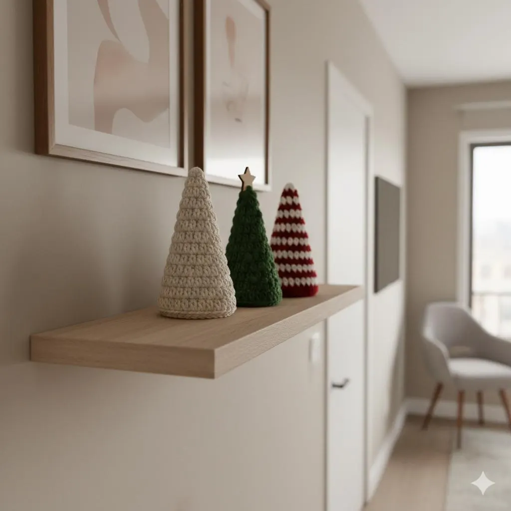 Evergreen Crochet Tree Pattern, Cone Holiday Decor (PDF Download) - image 3