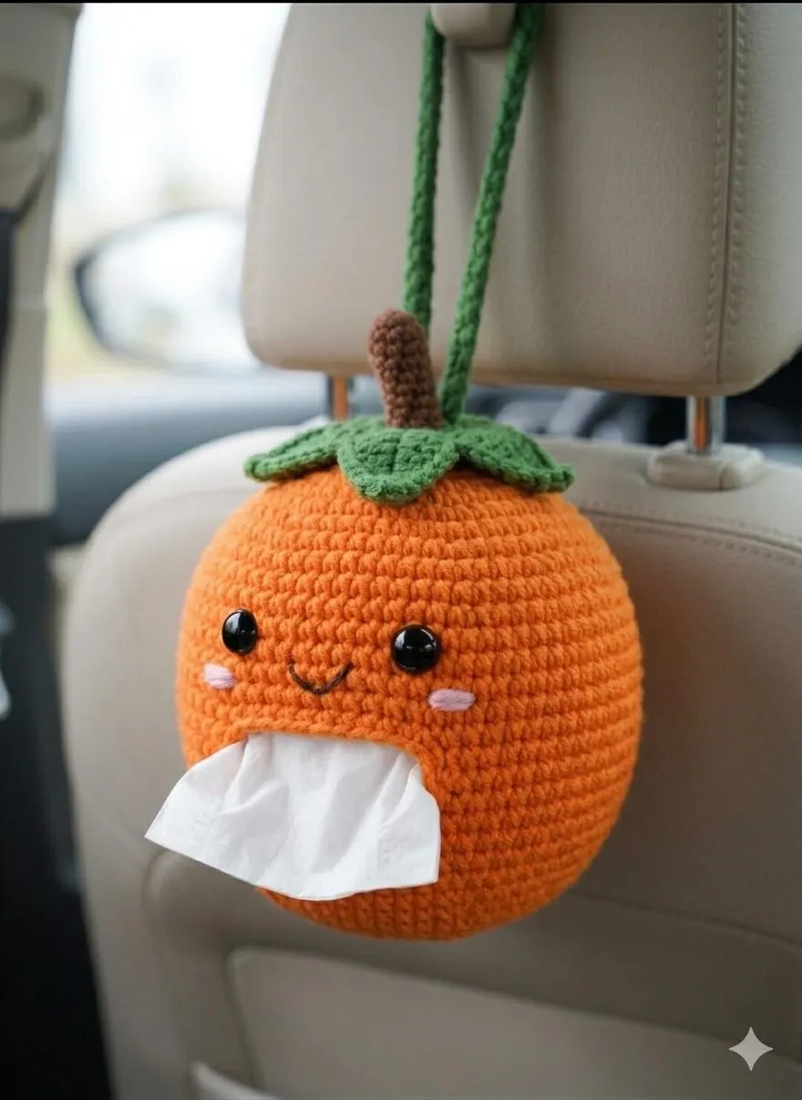 Fruity Crochet Tissue Holder Pattern Bundle | Amigurumi Car Decor PDF - image 5