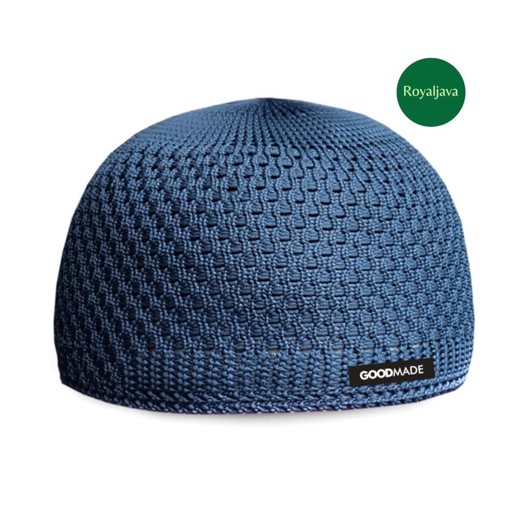 Knit Kufi Cap – Breathable Polyester Muslim Prayer Hat - image 4