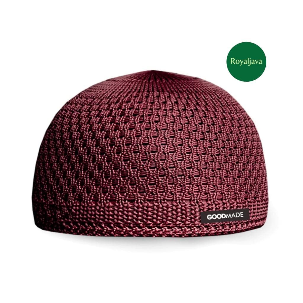 Knit Kufi Cap – Breathable Polyester Muslim Prayer Hat - image 5