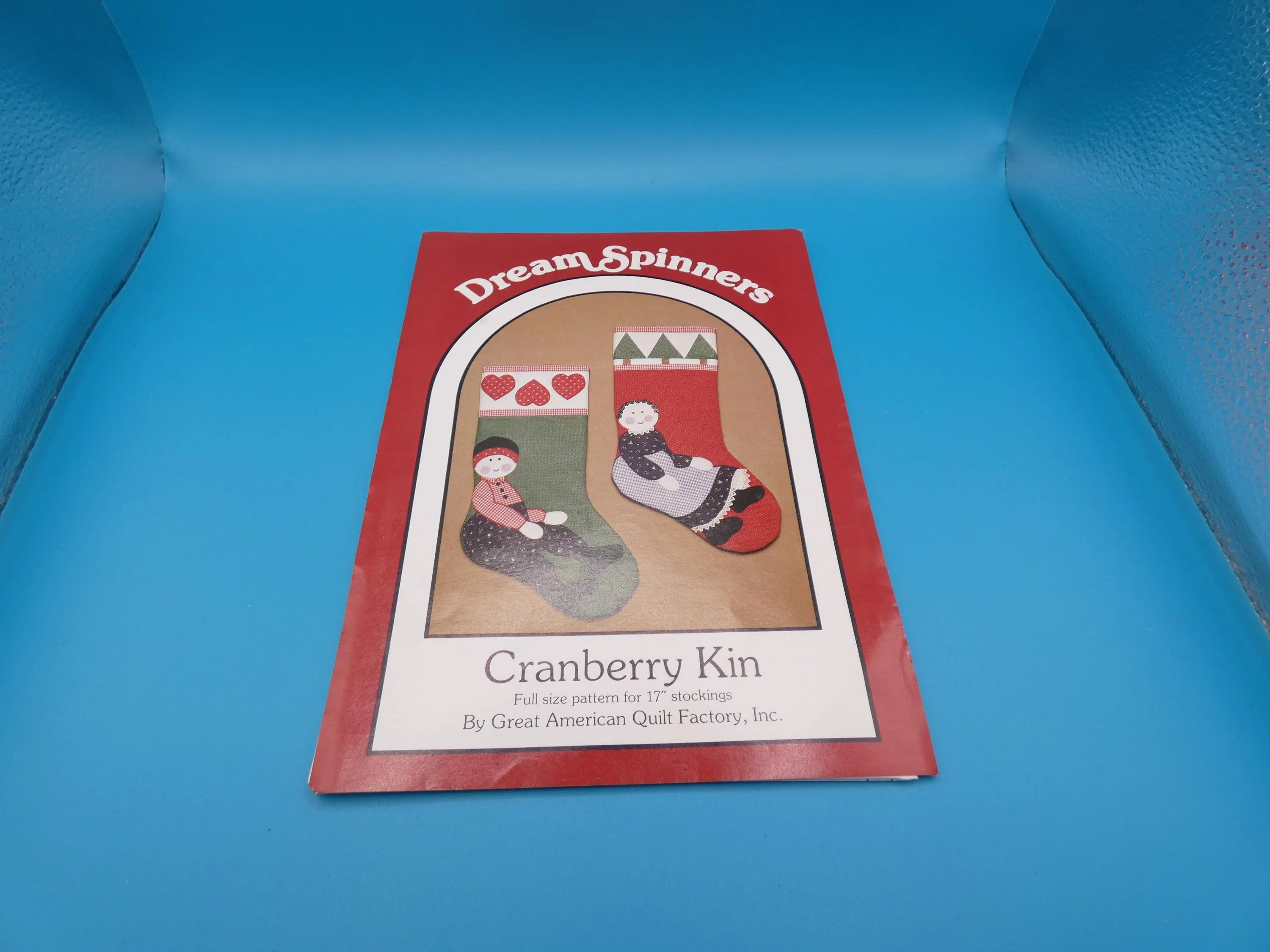 Vintage 1985 Christmas Stocking Pattern: Cranberry Kin (17")