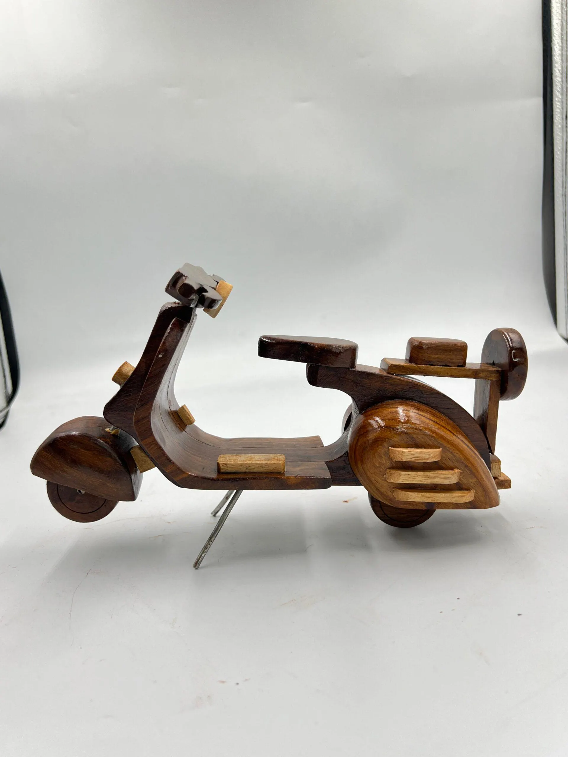 Wooden Truck,bi cycle, Motorcycle Rickshaw Art Miniature, Collectible, Decor Piece, Art Lover, Handcrafted Miniature, Home Decor, Gift Idea - image 2