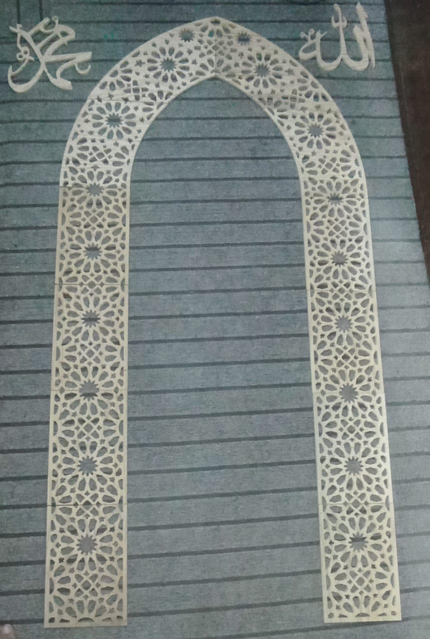 Mehrab Wall Art for Prayer Room, Namaz Decor Piece, Islamic Wall Art, Elegant Prayer Area Decor, Islamic Decor, Gift for Muslims Mihrab Art - image 5