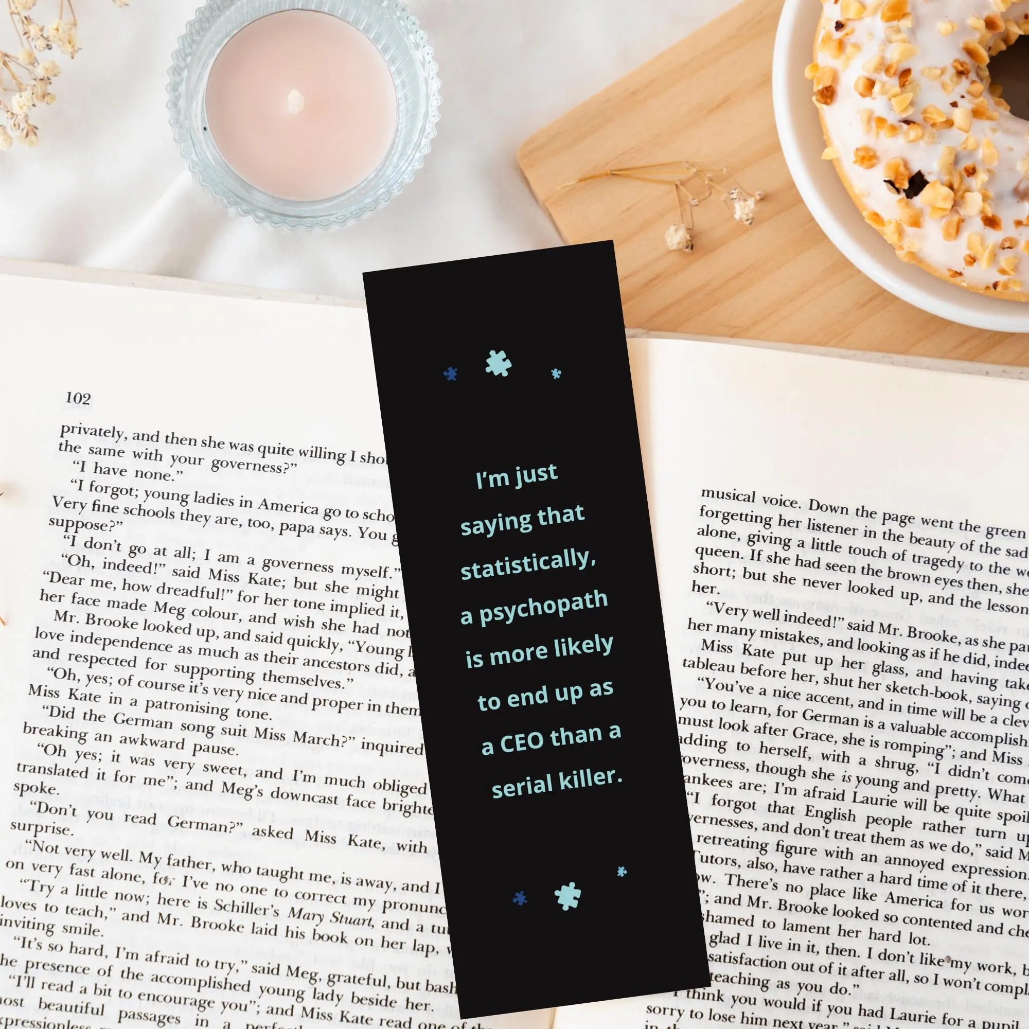 The Naturals Bookmark with Quote by Jennifer Lynn Barnes | The Inheritance Games | Avery Grambs | Grayson Hawthorne | Jamie Hawthorne - image 3