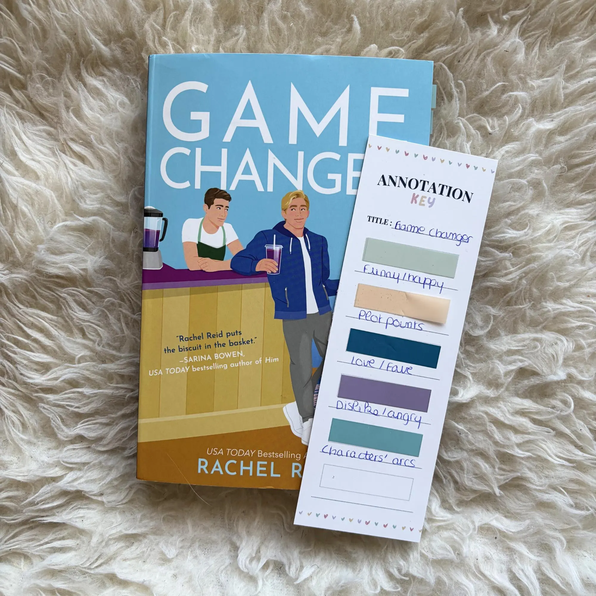 Game Changers Series Annotated Book by Rachel Reid | Scott Hunter | Kip | Booktok Merch | Hockey Romance | Sports Romance - image 3